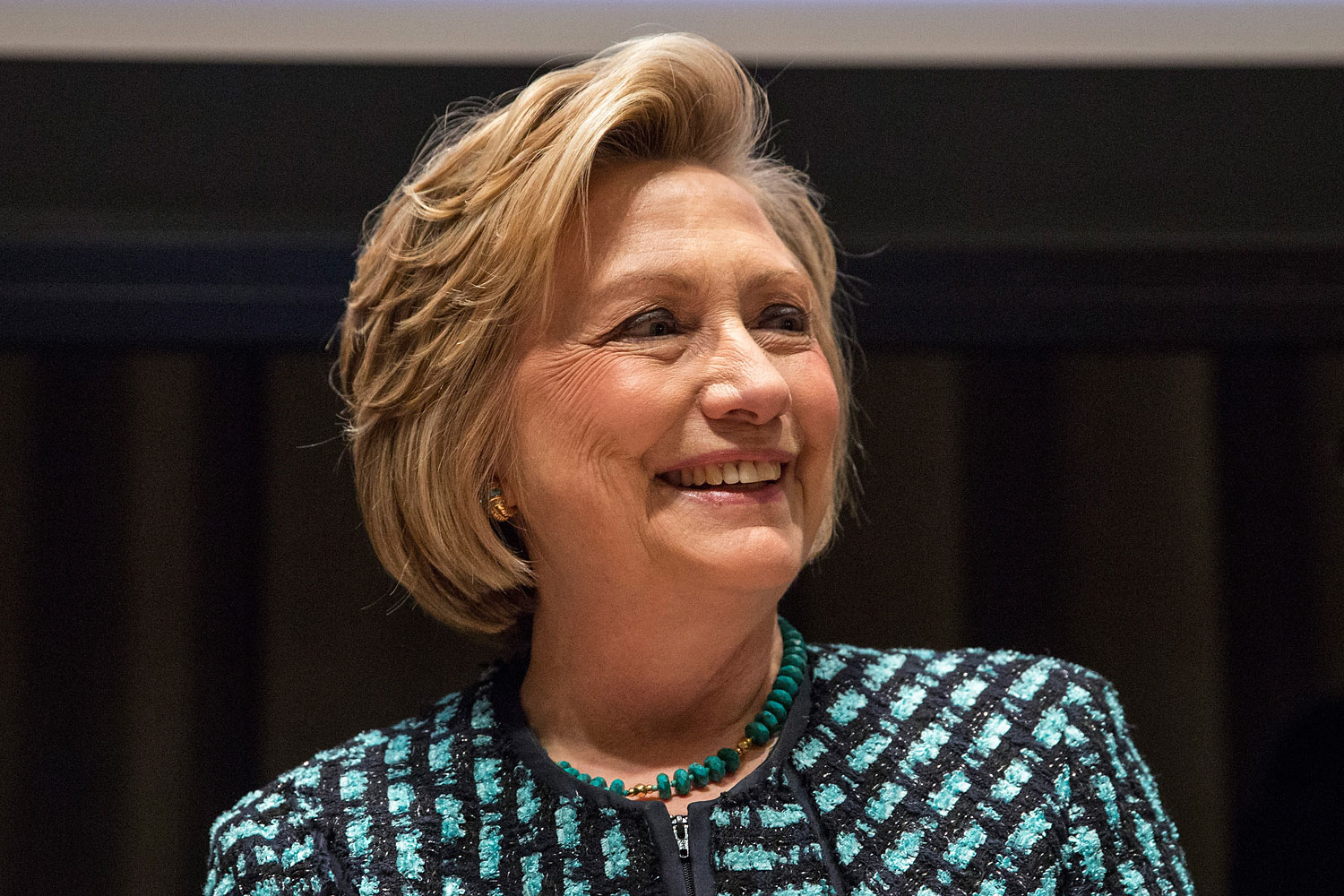Hillary Clinton at the United Nations on March 7, 2014 in New York City. (Andrew Burton—Getty Images)