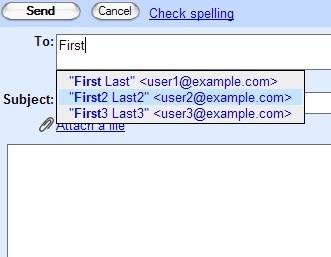 Gmail's use of JavaScript made features like auto-completion of contact names as you typed possible (Google)