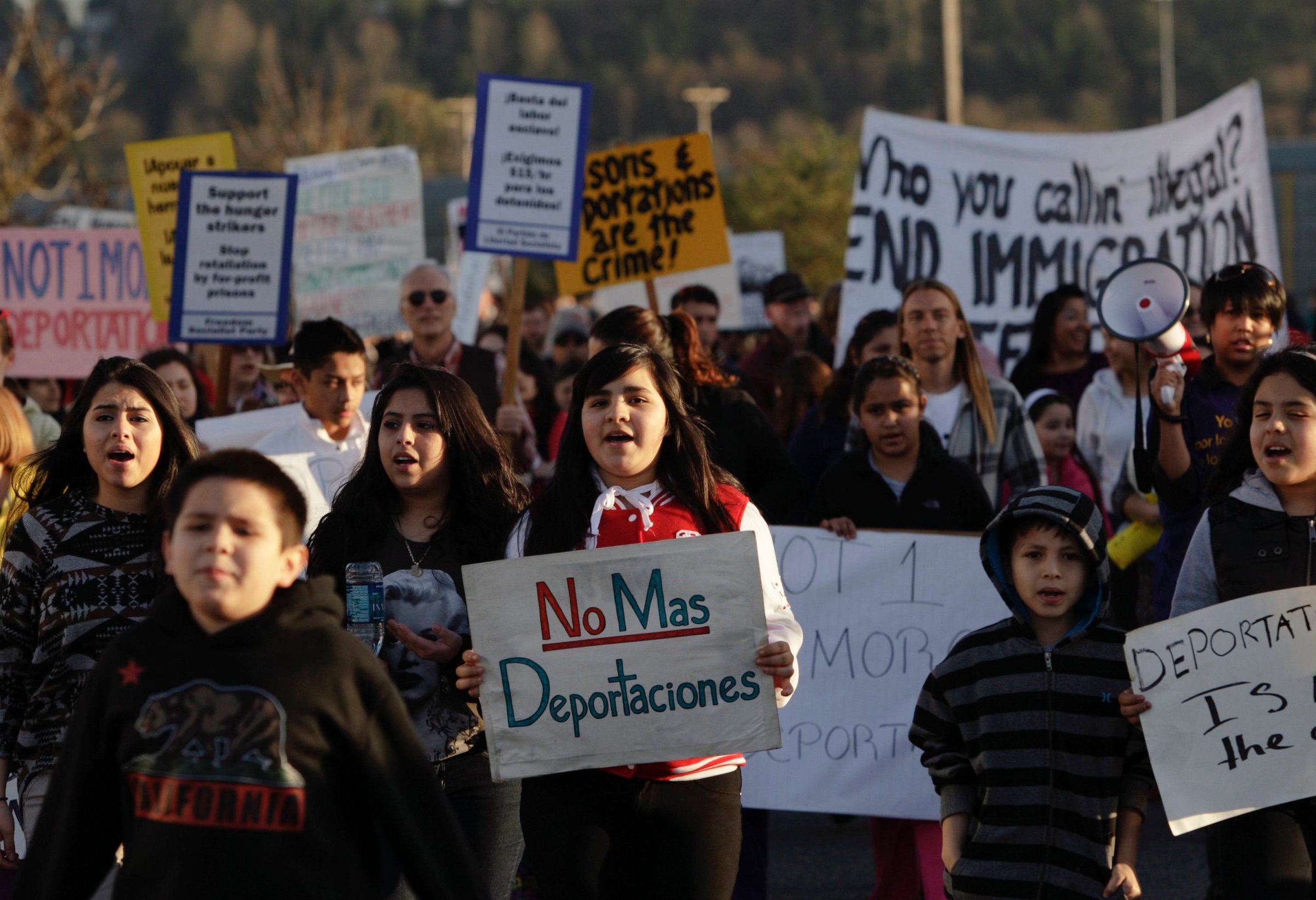Immigration Reform Rally / Protest in Tacoma, Washington