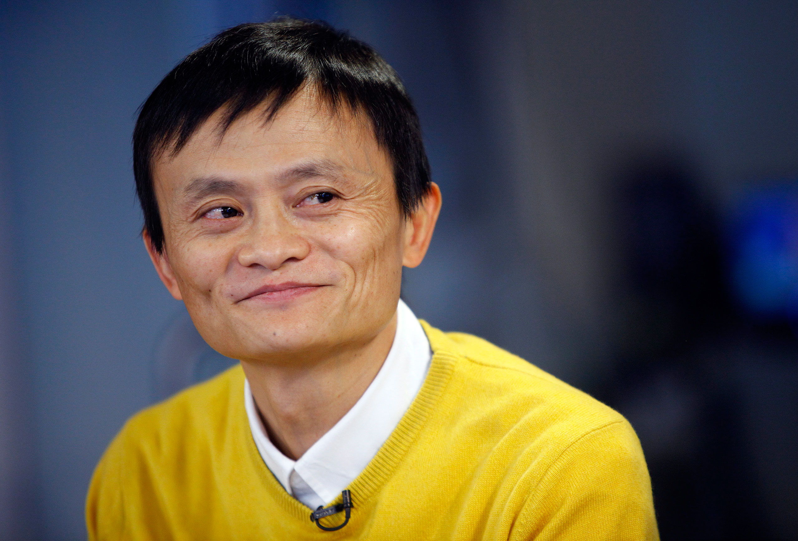 Alibaba CEO Jack Ma during an interview, in New York City on March 12, 2009.