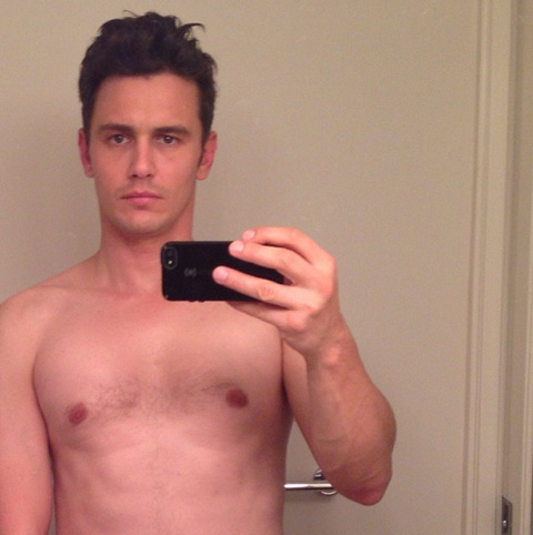 James Franco recently posted this selfie with the caption "All the kids are doing it."
