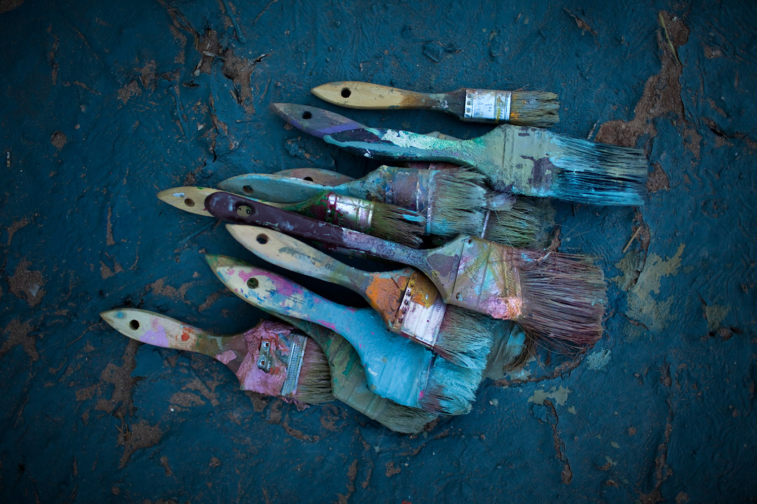 Knight's paint brushes.