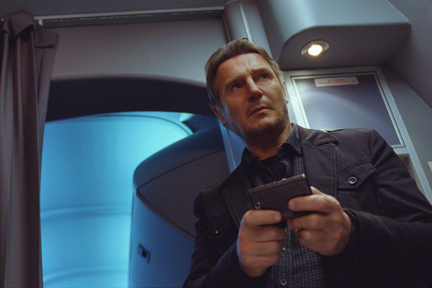 Liam Neeson in a scene from "Non-Stop." (Universal Pictures—AP)