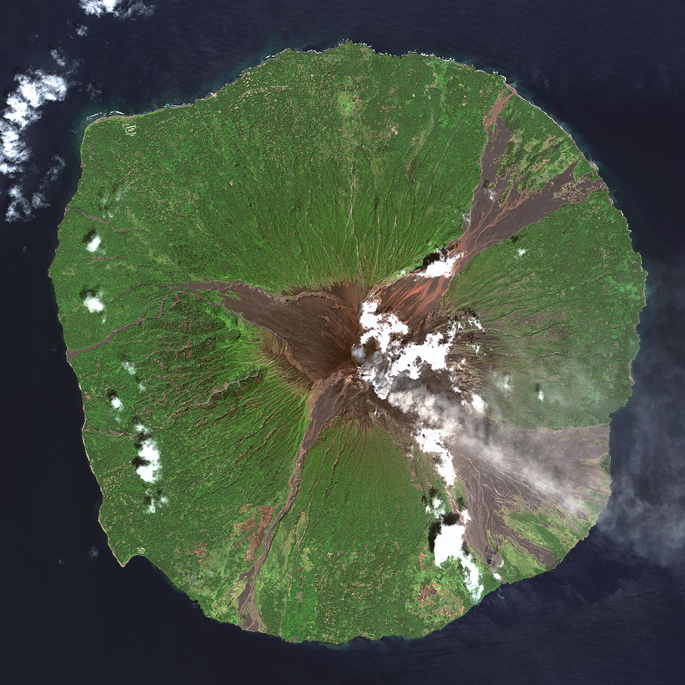 Madang Province, Papua New Guinea, March 22, 2013 – Manam Volcano
