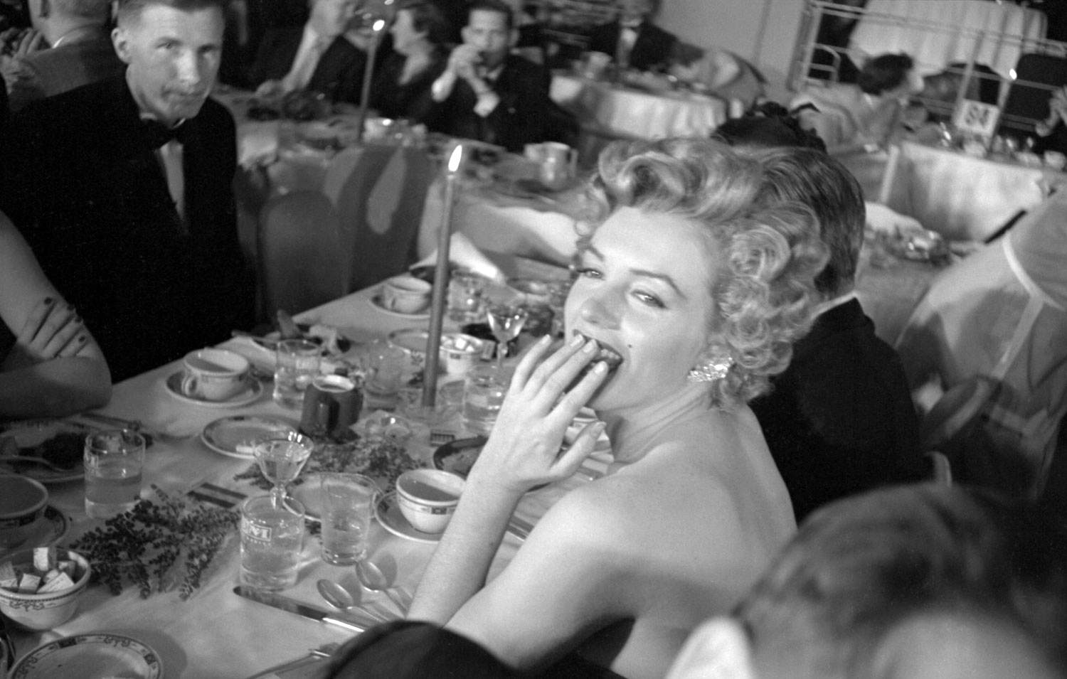 Monroe at the Henrietta award party at the Club Del Mar.