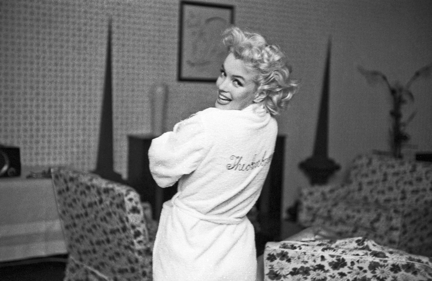 Monroe during a photo shoot in Los Angeles in August 1950.