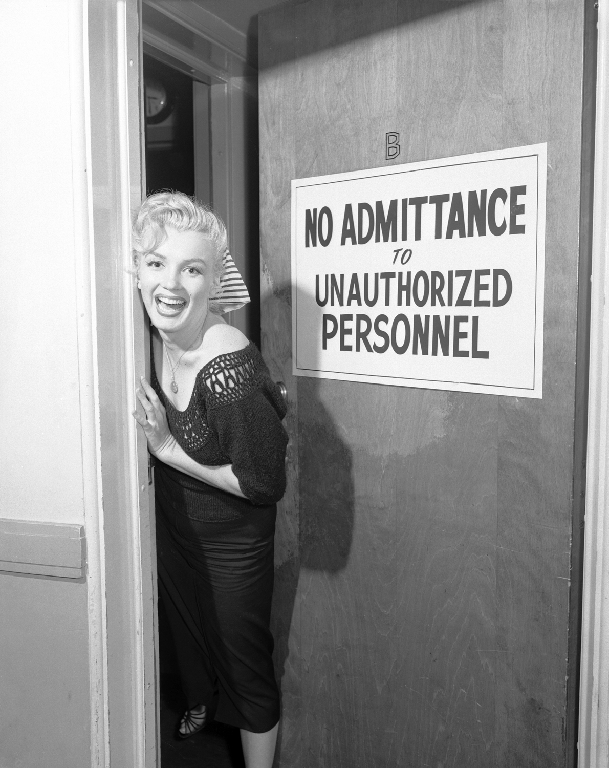 An  unauthorized  Monroe at NBC Studios in August 1952.