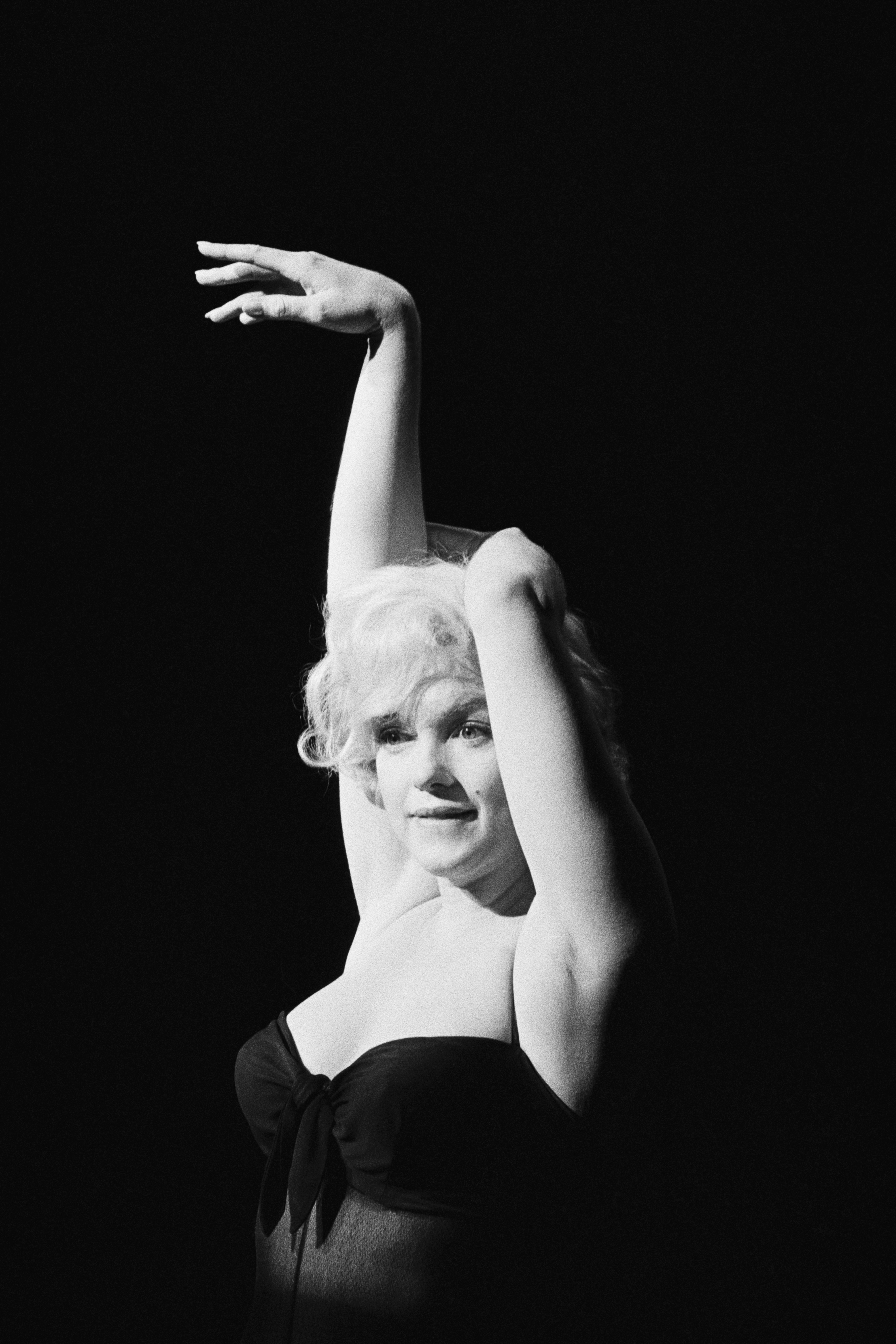 Monroe shooting Let's Make Love in 1960.