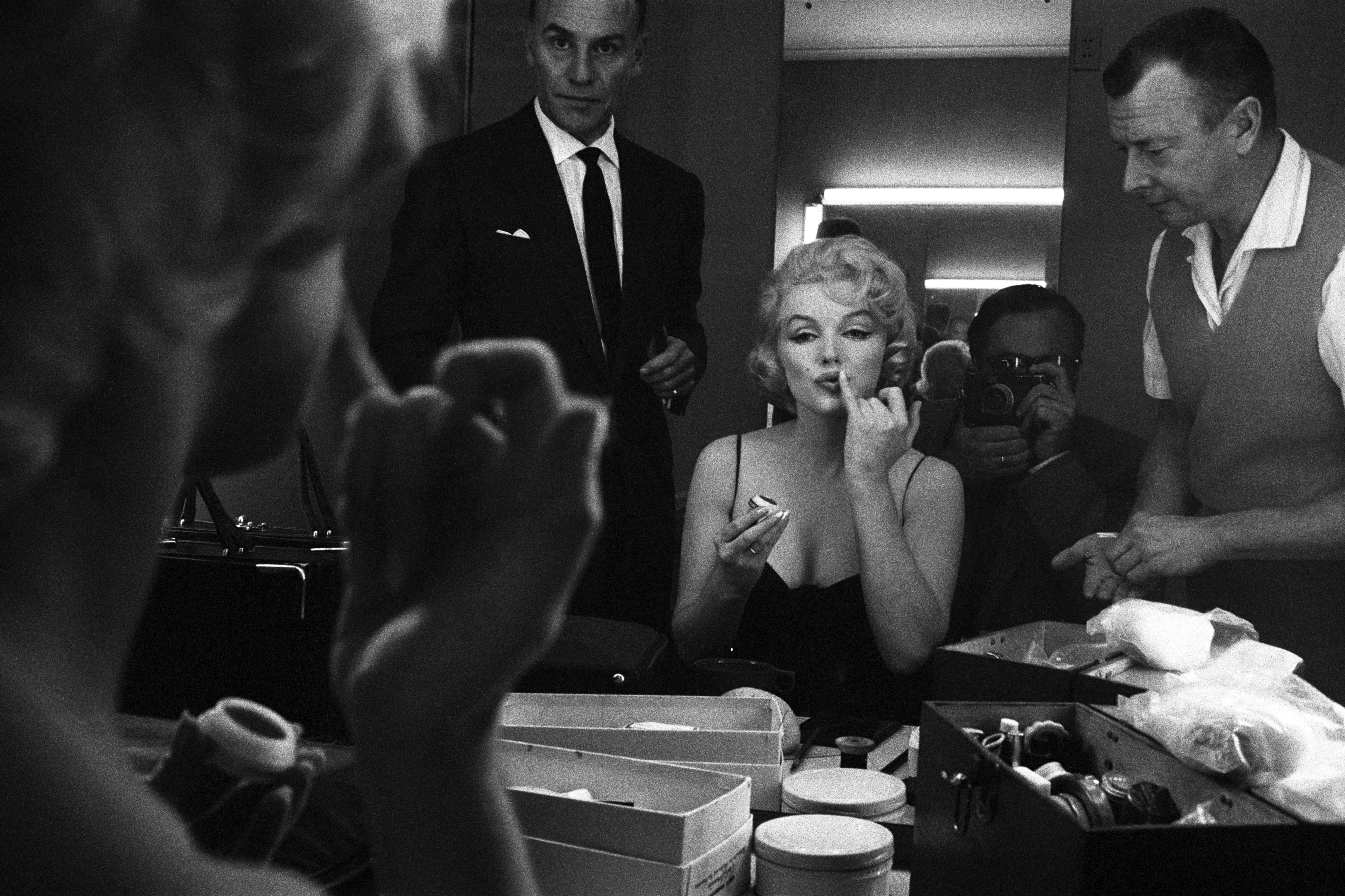 Monroe on set in 1960.