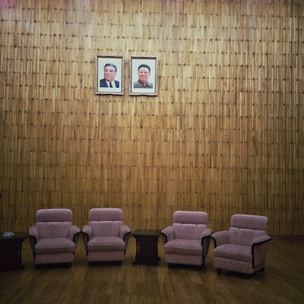 Waiting room, Pyongyang, April 18, 2013.