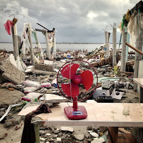 A city in ruins, Tacloban, Philippines, November 23, 2013.