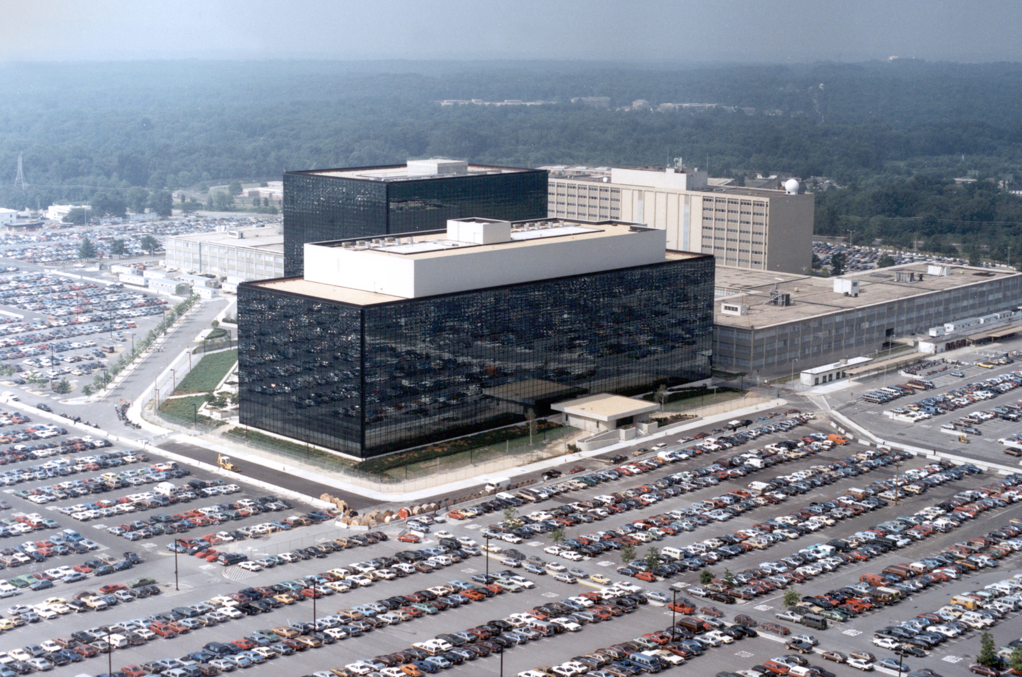 The National Security Agency (NSA) headquarters building in Fort Meade, Md.