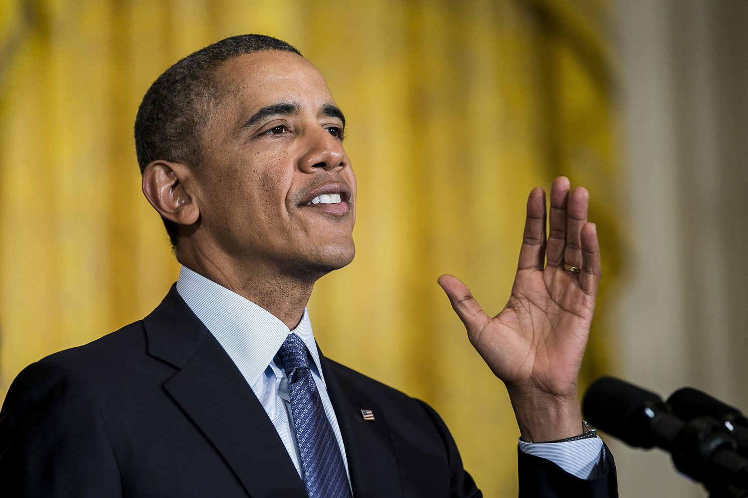 President Barack Obama in Washington, D.C. on March 13, 2014. (T.J. Kirkpatrick&amp;mdash;Corbis)