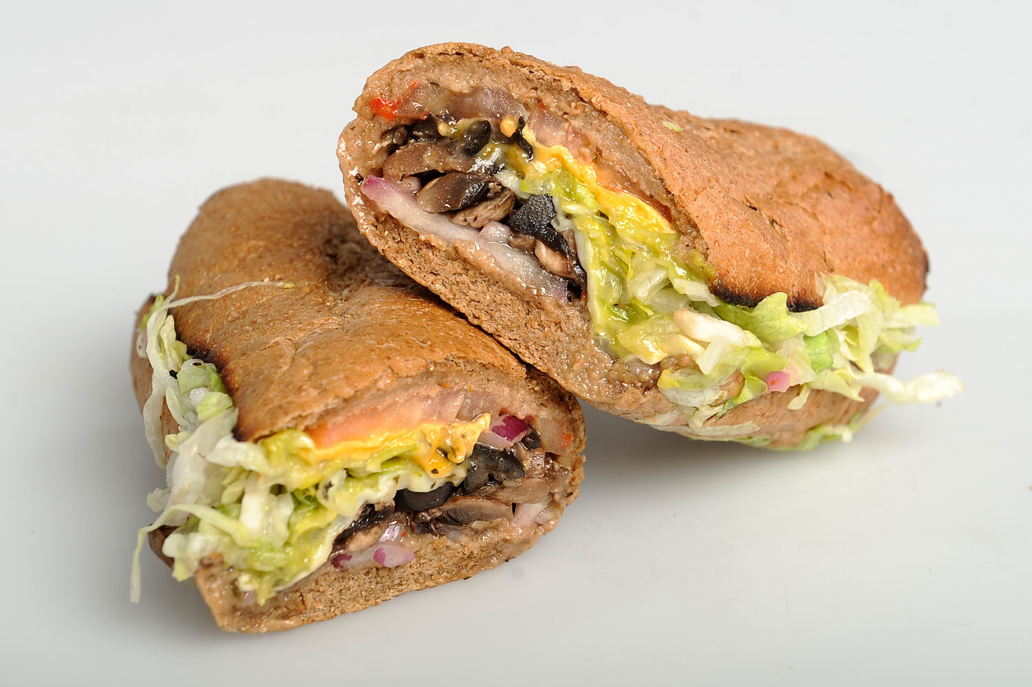 A veggie sub from Quiznos. (Carlos Osorio—Toronto Star/Getty Images)