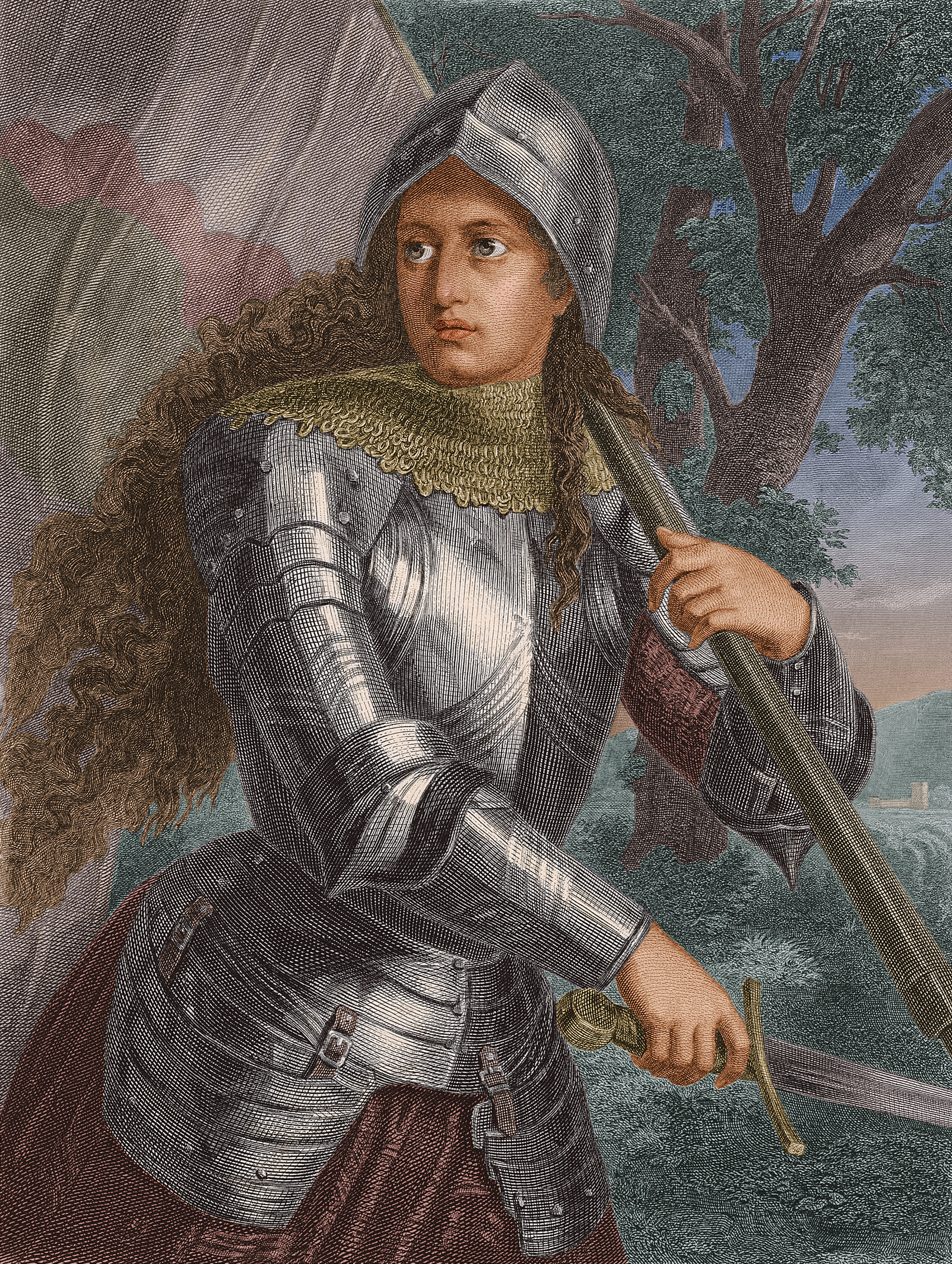 Joan of Arc, France Spurred by dreams in which Christian saints would urge her to fight the English, Joan  of Arc famously led the assault that lifted the English siege of the city of Orleans in 1429, turning the tide in favor of the French. But a few years later, Joan was captured and burned in a public square on grounds of witchcraft.