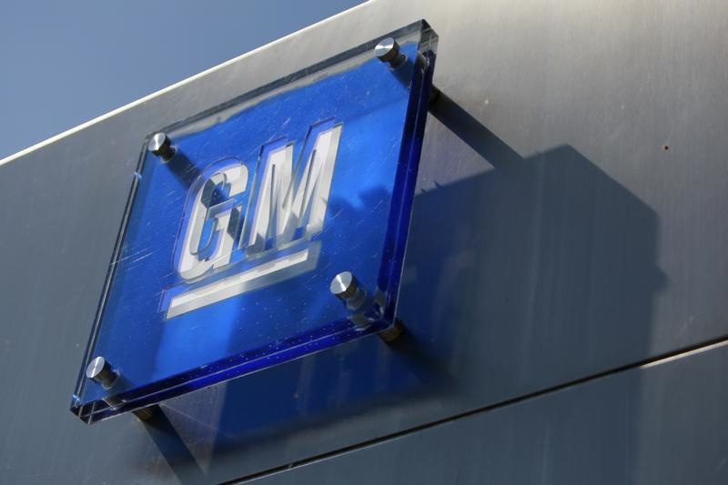 The General Motors logo outside its headquarters at the Renaissance Center in Detroit on Aug. 25, 2009.