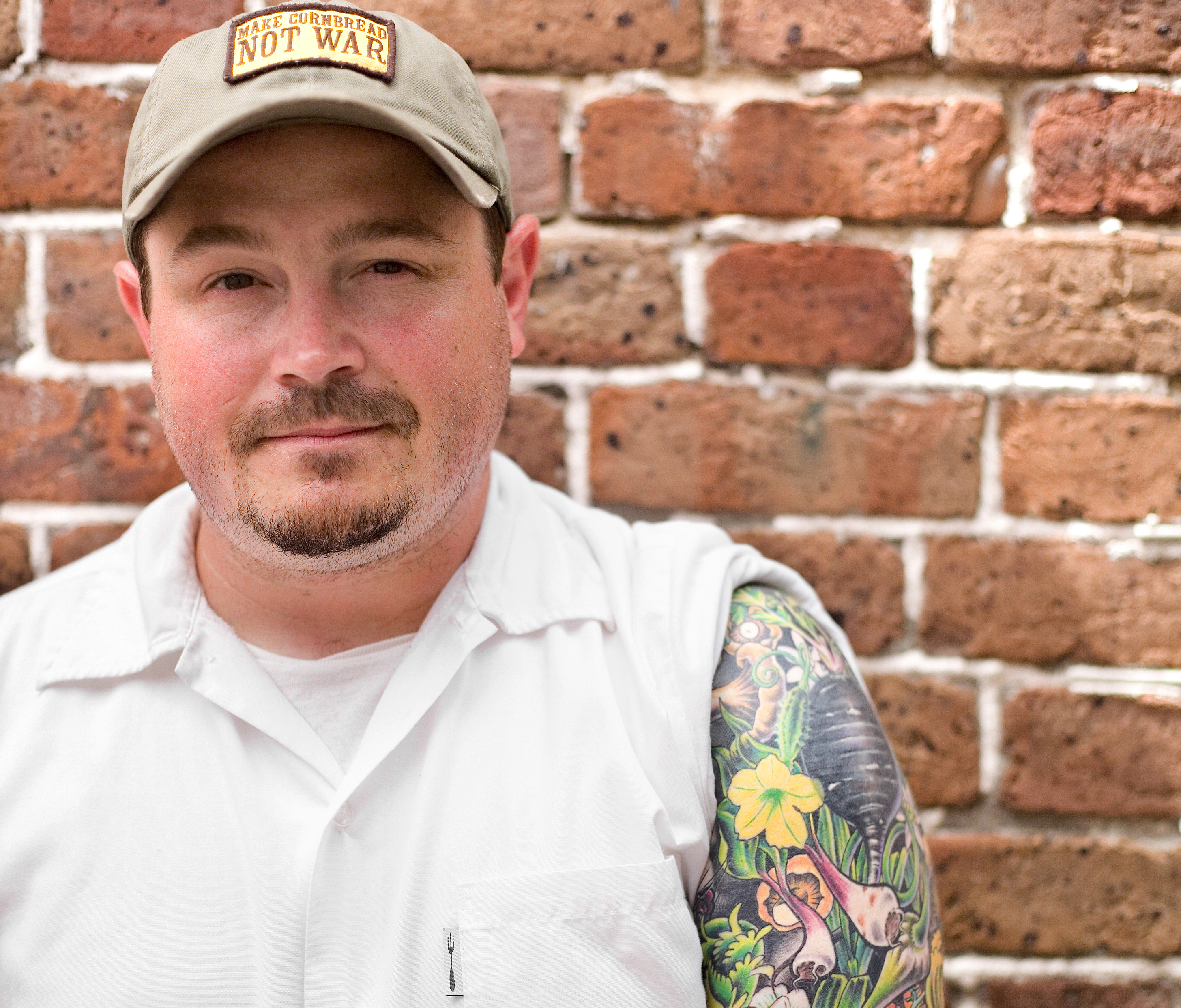 Sean Brock in Charleston, S.C., July 20, 2012. (Christopher Shane—The Washington Post/Getty Images)