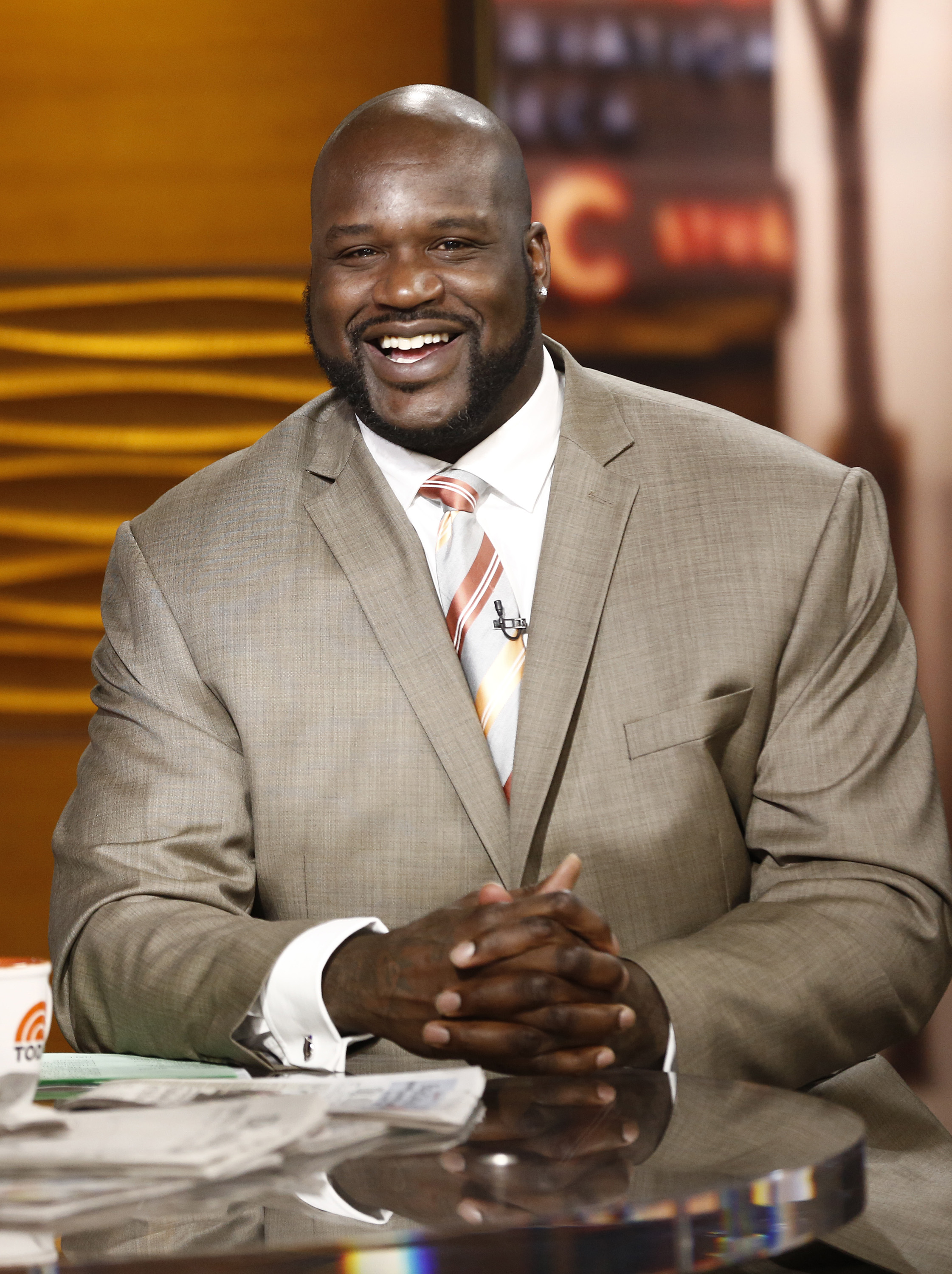 Shaquille O'Neal appears on NBC News' "Today" show, Feb. 26, 2014. (Peter Kramer—NBC/Getty Images)