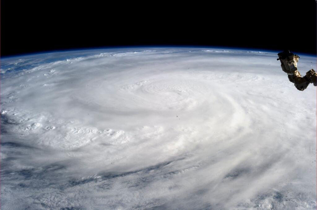 This image, taken by astronaut Karen L. Nyberg aboard the International Space Station, shows Super Typhoon Haiyan on Nov. 9, 2013. The storm looks fearsome enough from space; on the ground, it was devastating.