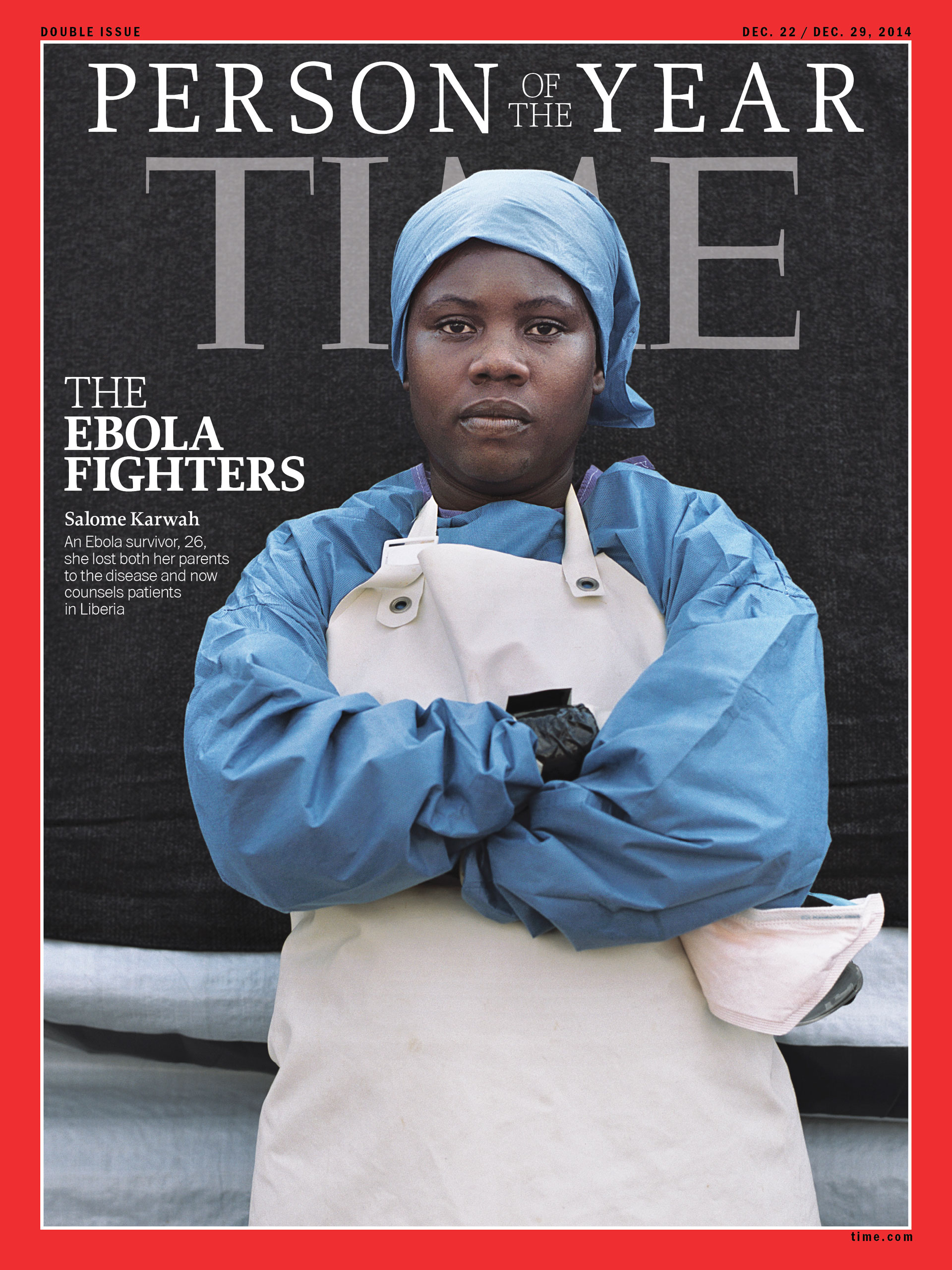 TIME Person of the Year 2014 Magazine Cover: The Ebola Fighters 141222