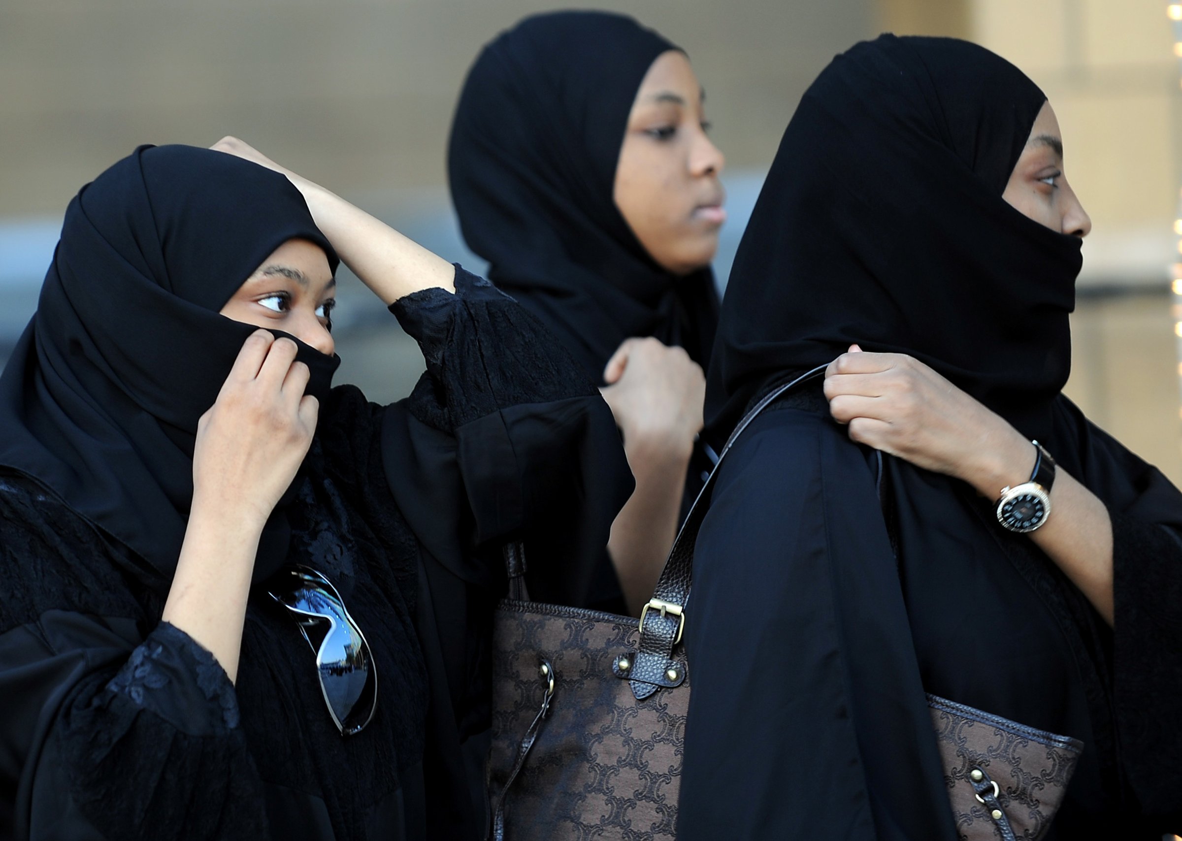 Saudi women attend prayers at a mosque in Riyadh. Womens-rights groups are gaining influence in the kingdom.