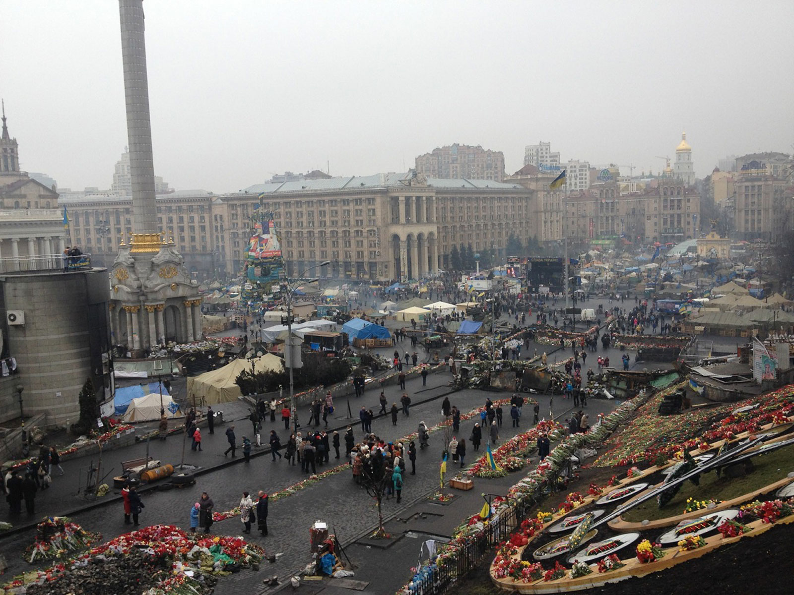 The Maidan: Kiev's Independence Square, March 6, 2014. 