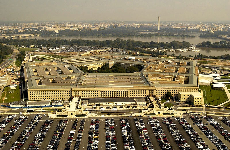 The Pentagon, headquarters of the Department of Defense since 1943. (Navy photo)