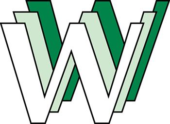 Robert Cailliau's early logo for the service originally known as the WorldWideWeb (Wikipedia)