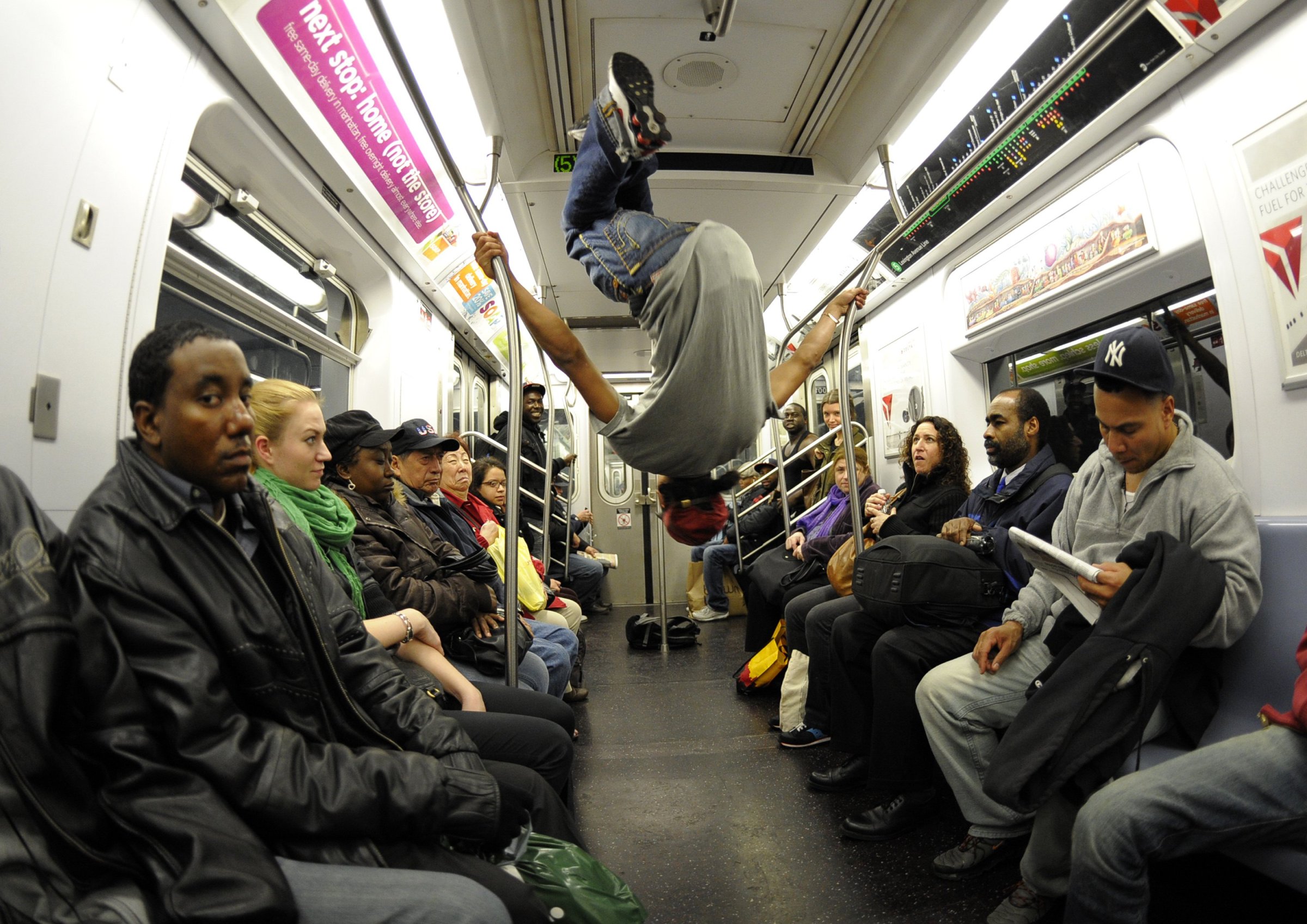Showtime New York City Subway Break Dance