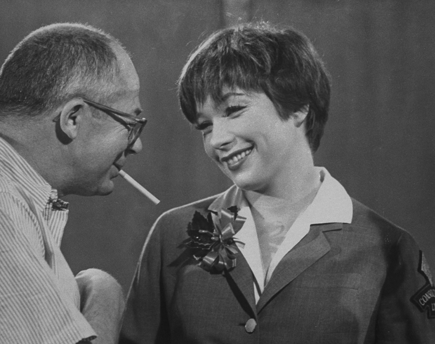 Director Billy Wilder with Shirley MacLaine during filming of the 1960 movie, "The Apartment," for which she won a Golden Globe and Wilder won three Oscars, including Best Picture and Best Director.