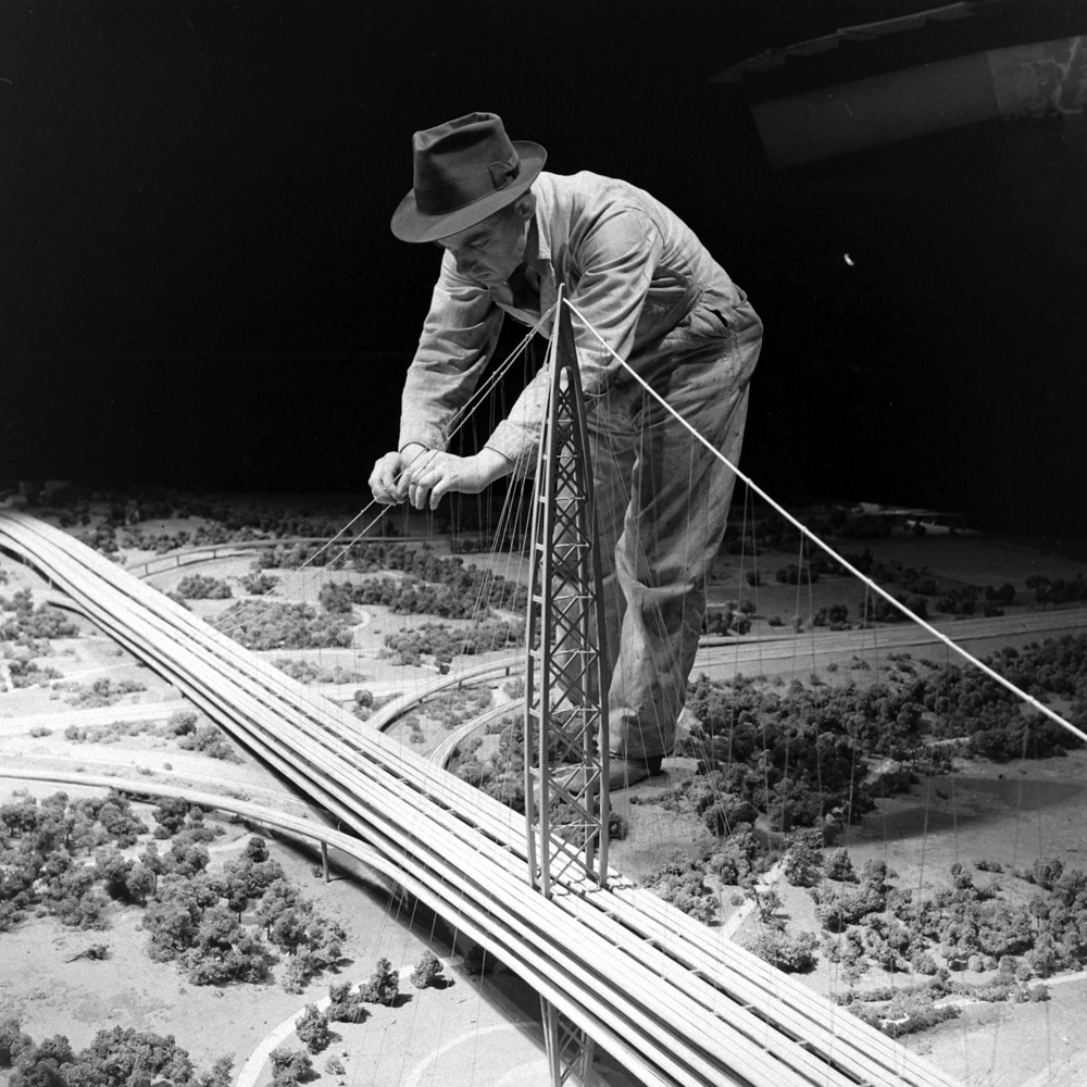 Preparing for the 1939 World's Fair, New York.