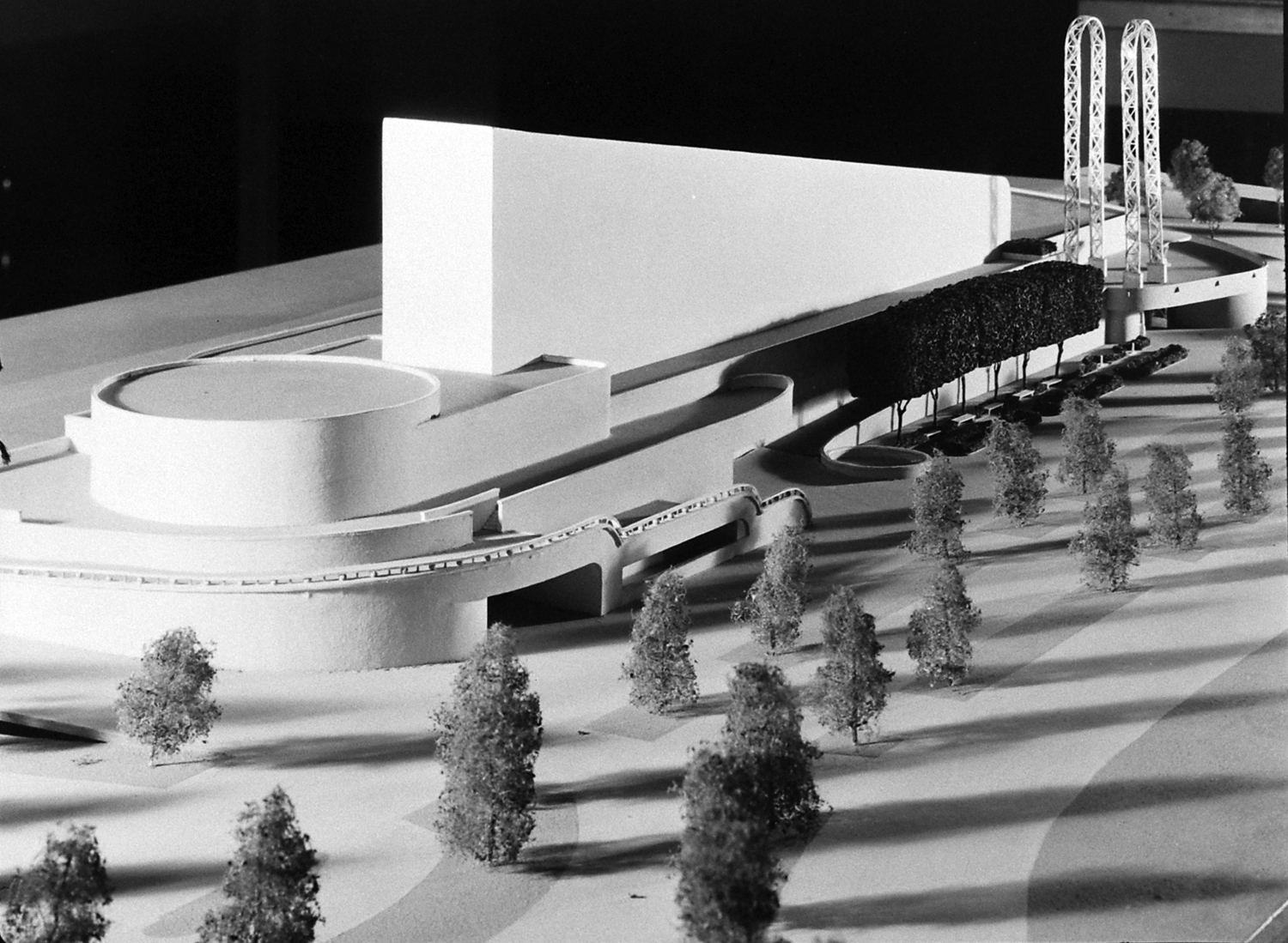 Architectural model for a textile building created for the 1939 New York World's Fair.