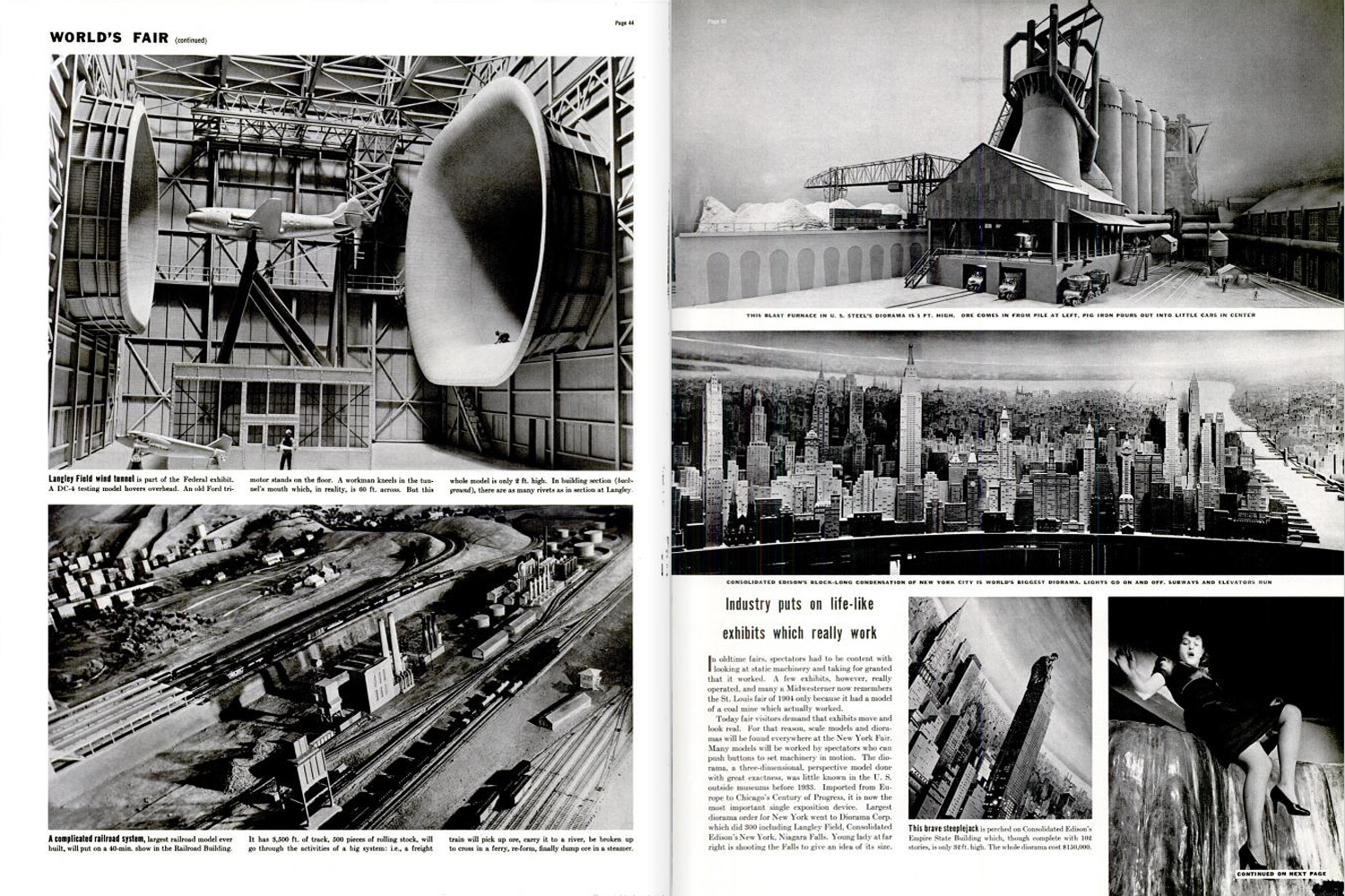 LIFE magazine feature on the 1939 New York World's Fair.