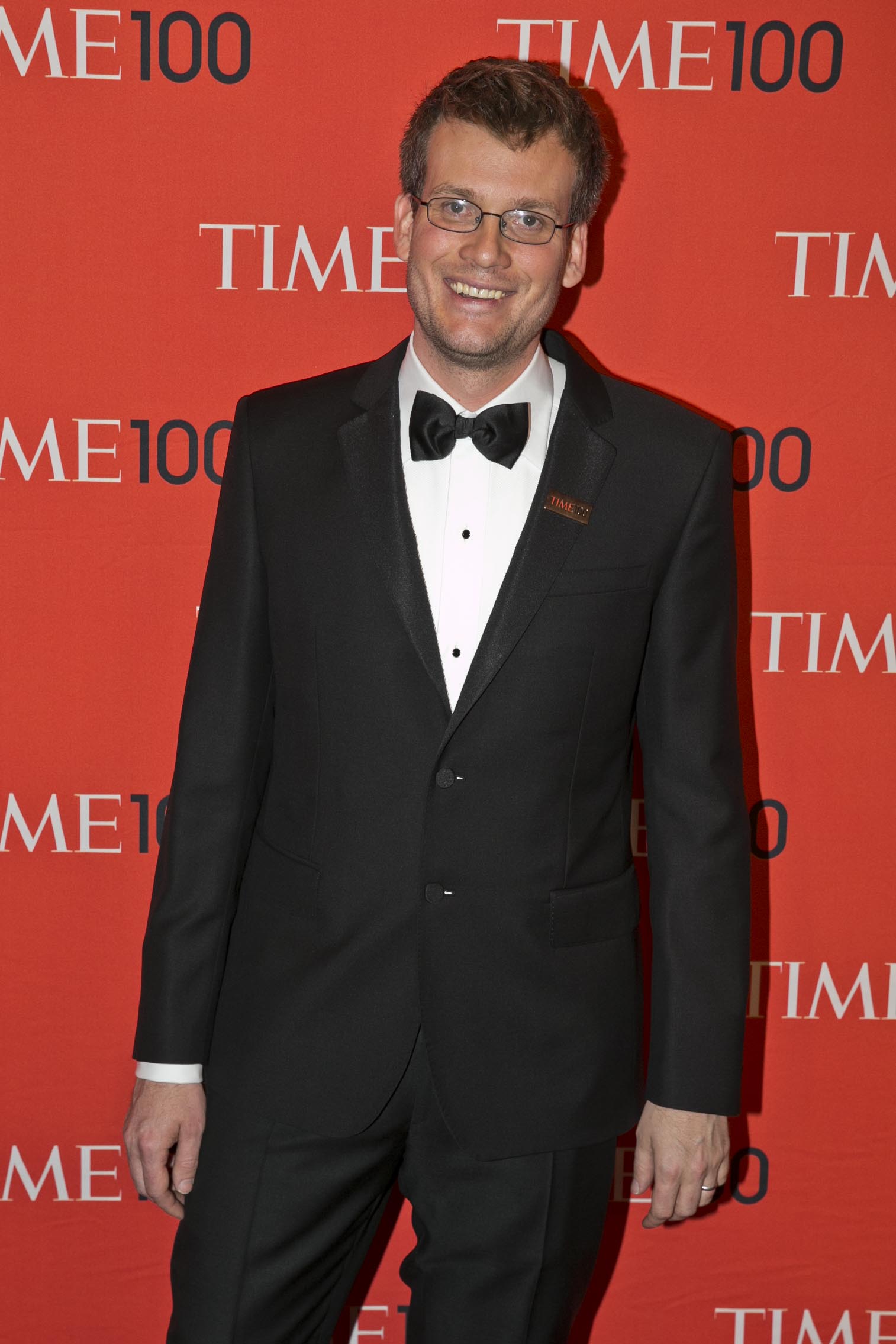 Honoree John Green at the Time 100 Gala at Jazz at Lincoln Center in New York on April, 29, 2014. (Jonathan D. Woods for TIME)