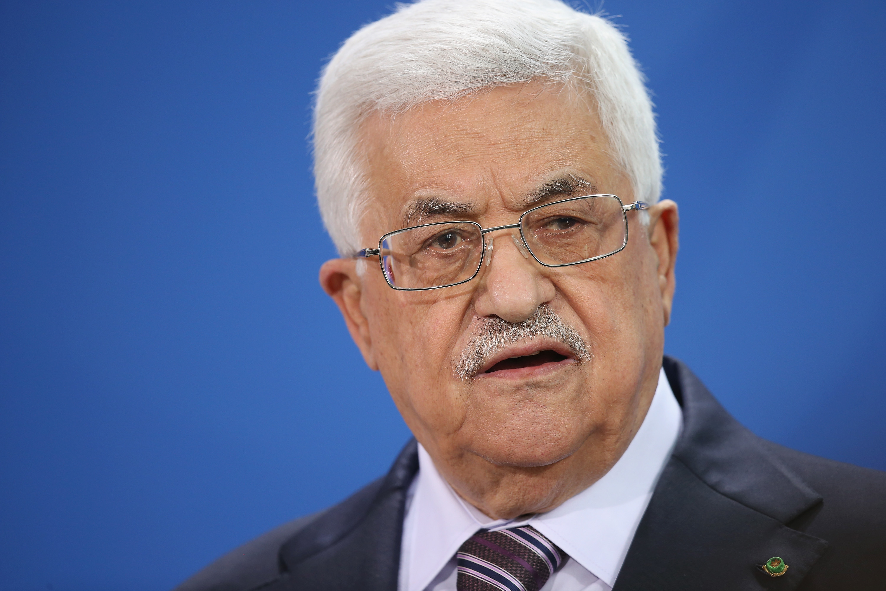Palestinian President Mahmoud Abbas (Sean Gallup—Getty Images)