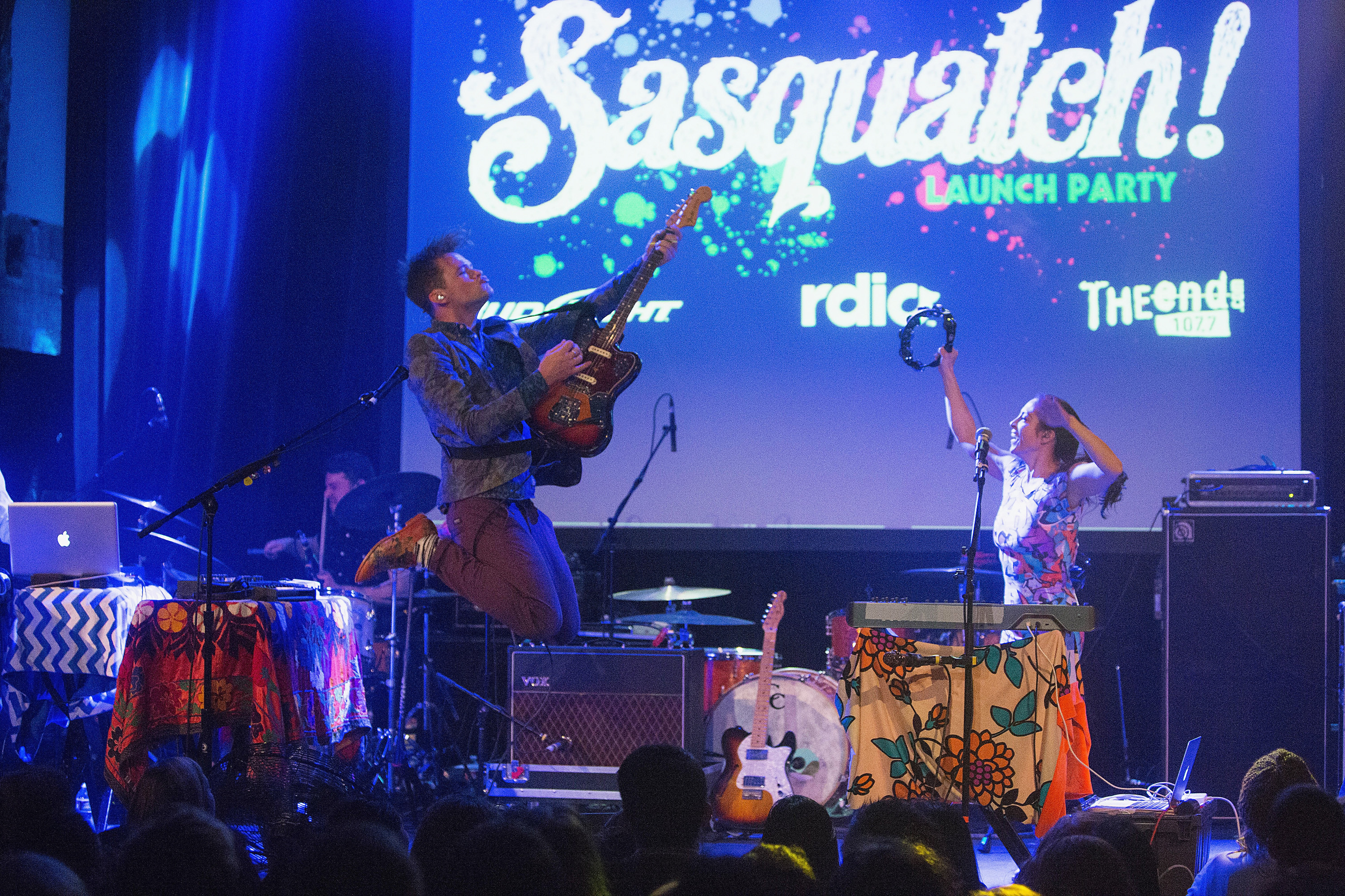St. Lucia performs on stage at the Neptune Theatre for the Sasquatch! Music Festival on February 3, 2014 in Seattle, Wa. (Mat Hayward—Getty Images)