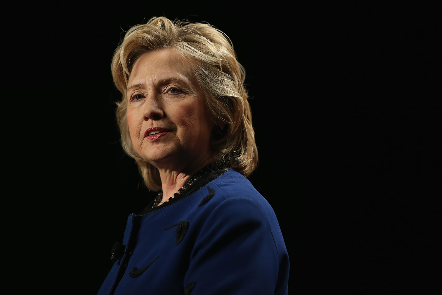 Hillary Clinton at the University of Miami on Feb. 26, 2014. (Joe Raedle—Getty Images)