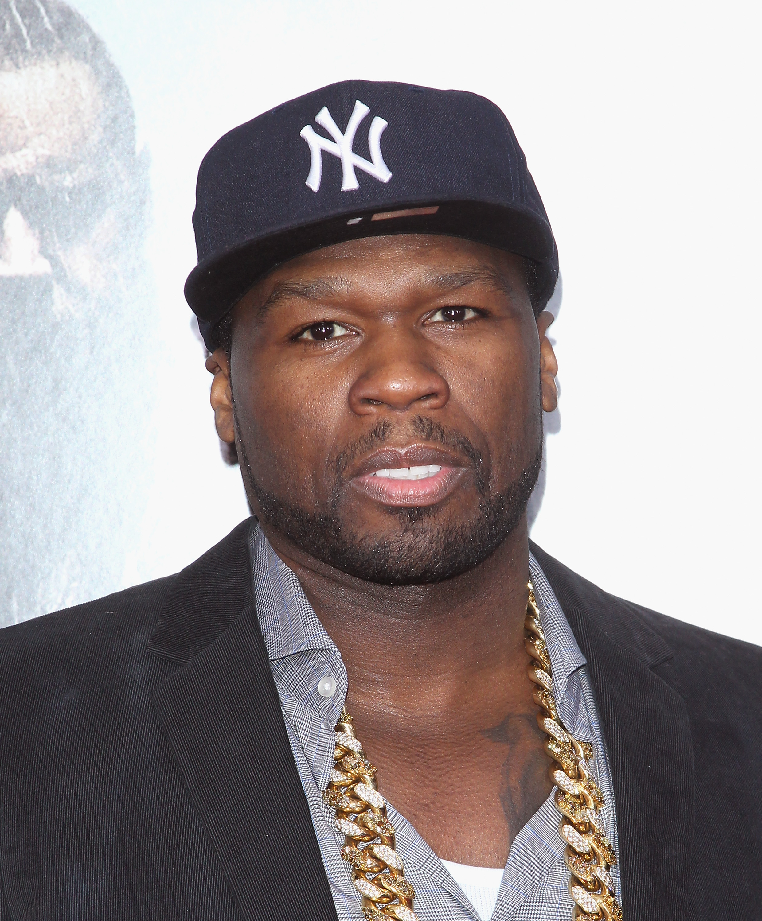 Rapper/actor 50 Cent attends the "Noah" New York Premiere at Ziegfeld Theatre on March 26, 2014 in New York City. (Jim Spellman -- WireImage /  Getty Images)