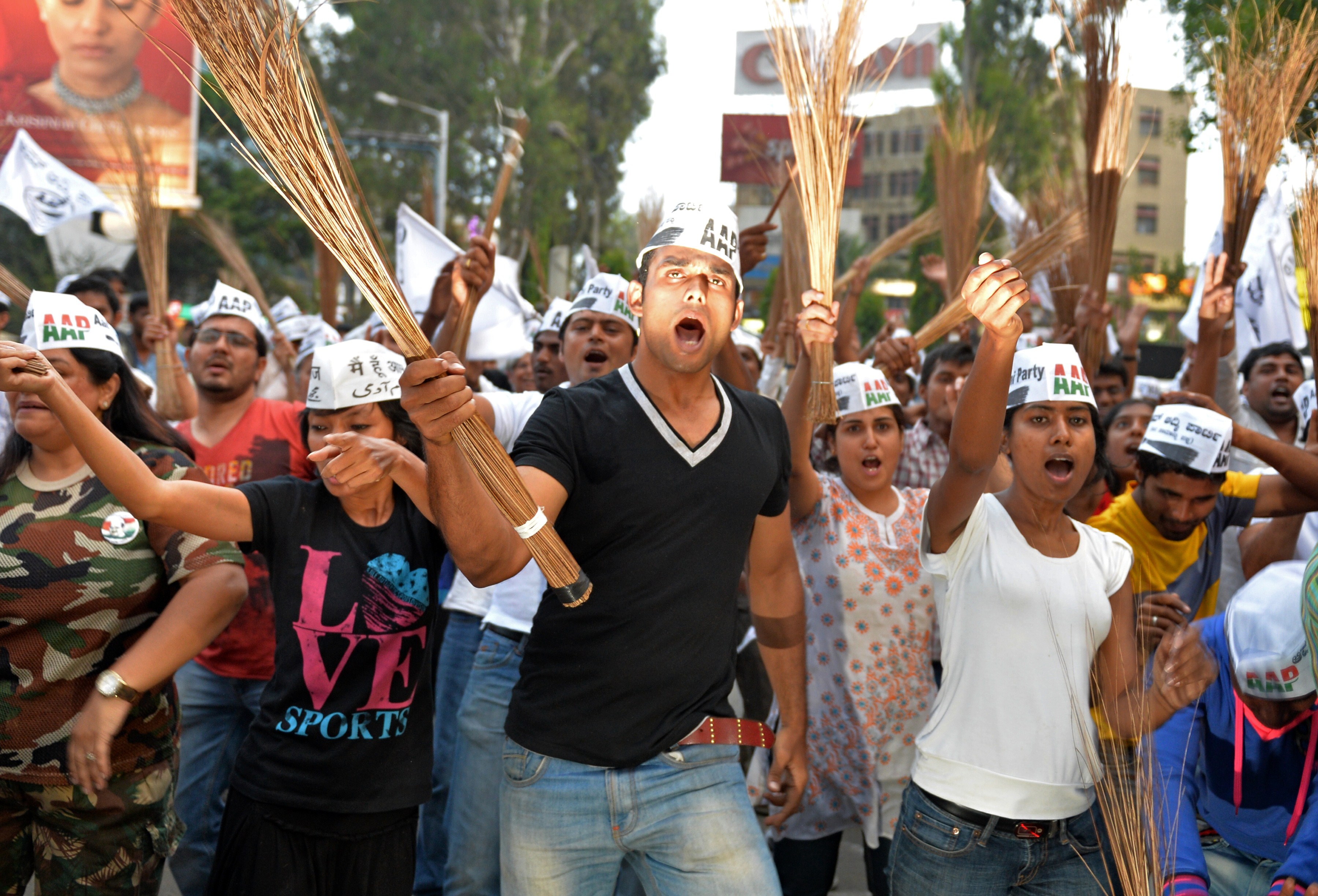 INDIA-ELECTION-AAP