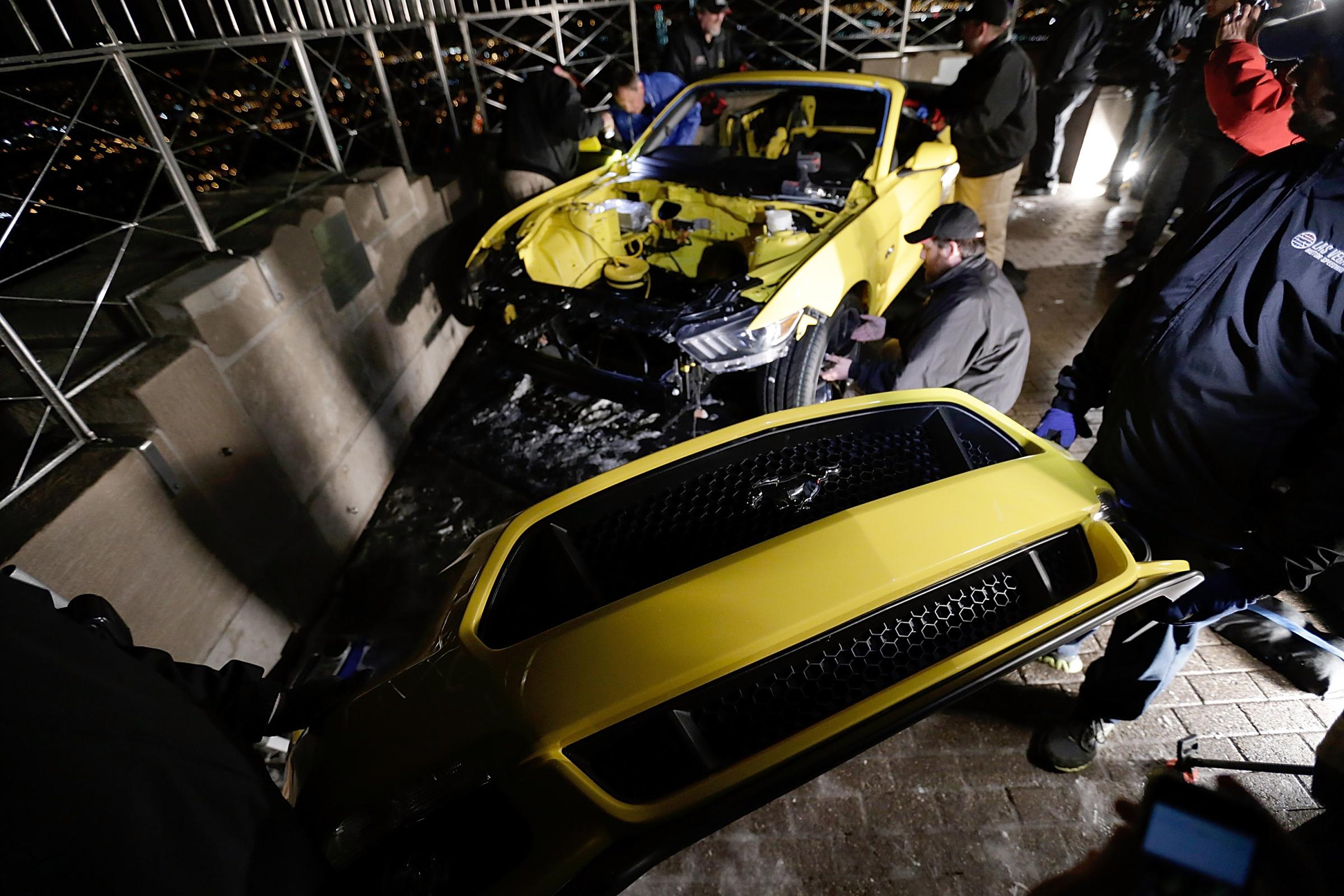 2015 Ford Mustang Convertible Assembly & Unveiling At The Empire State Building