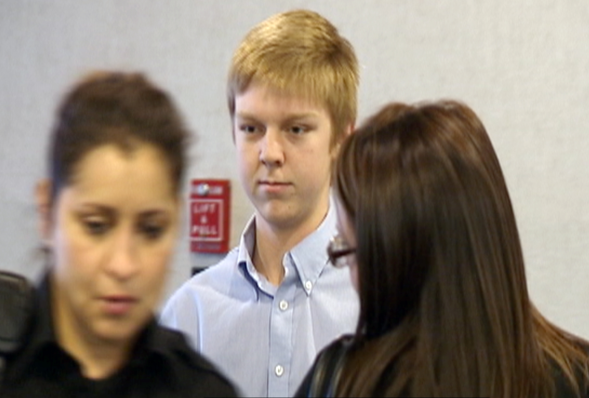 In this image taken from a video by KDFW-FOX 4, Ethan Couch is seen during his court hearing in December 2013 (AP)