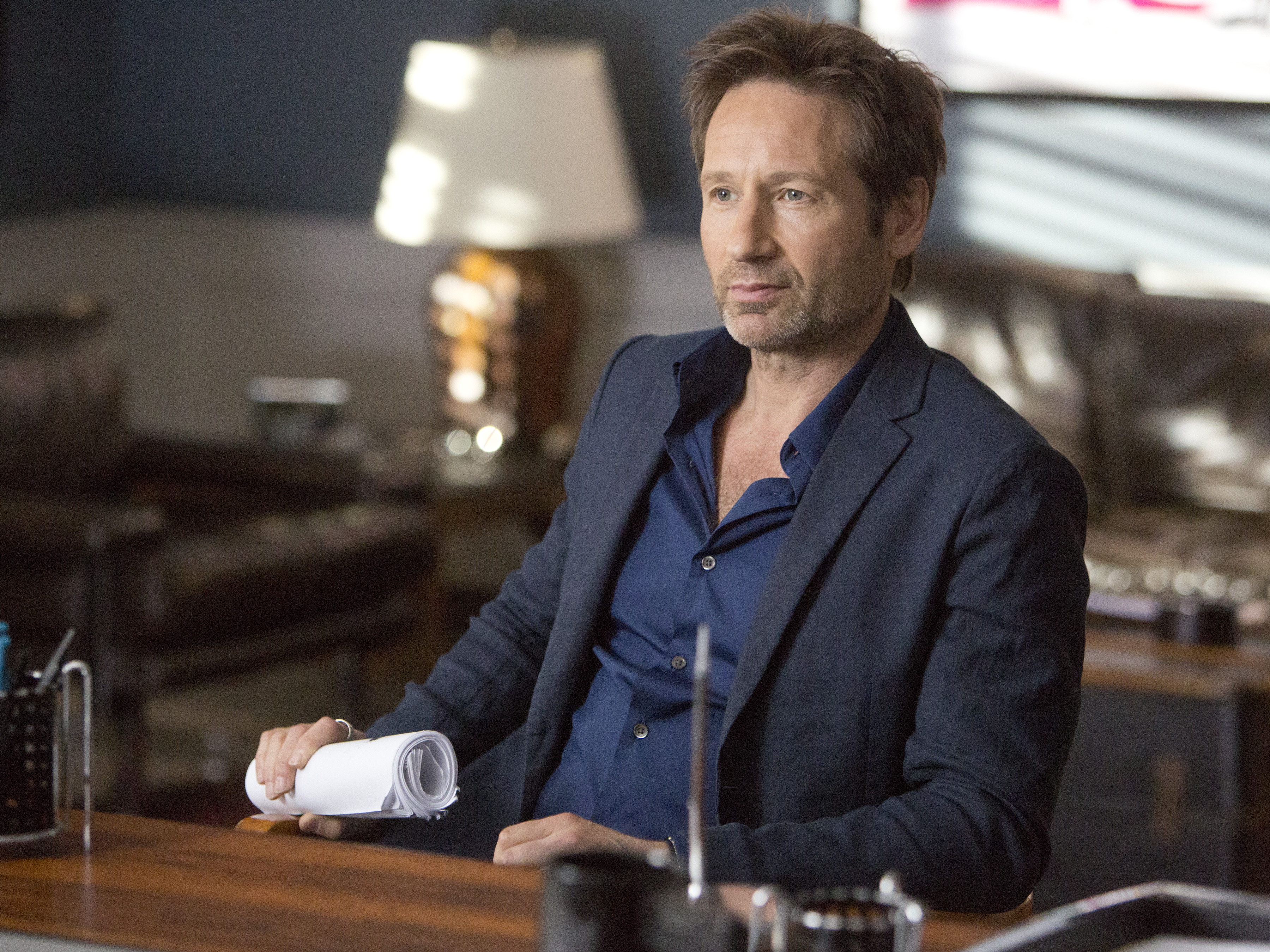 David Duchovny as Hank Moody in <i>Californication</i> (Jordin Althaus—Showtime)