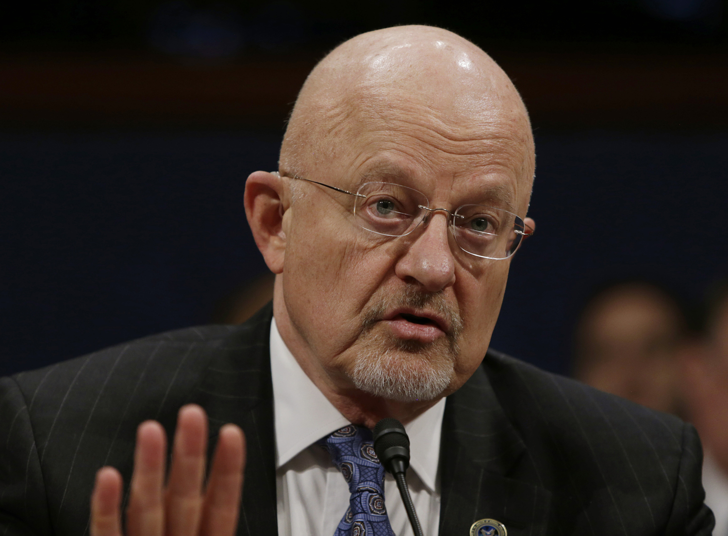 Director of U.S. National Intelligence James Clapper appears before the House Intelligence Committee on 