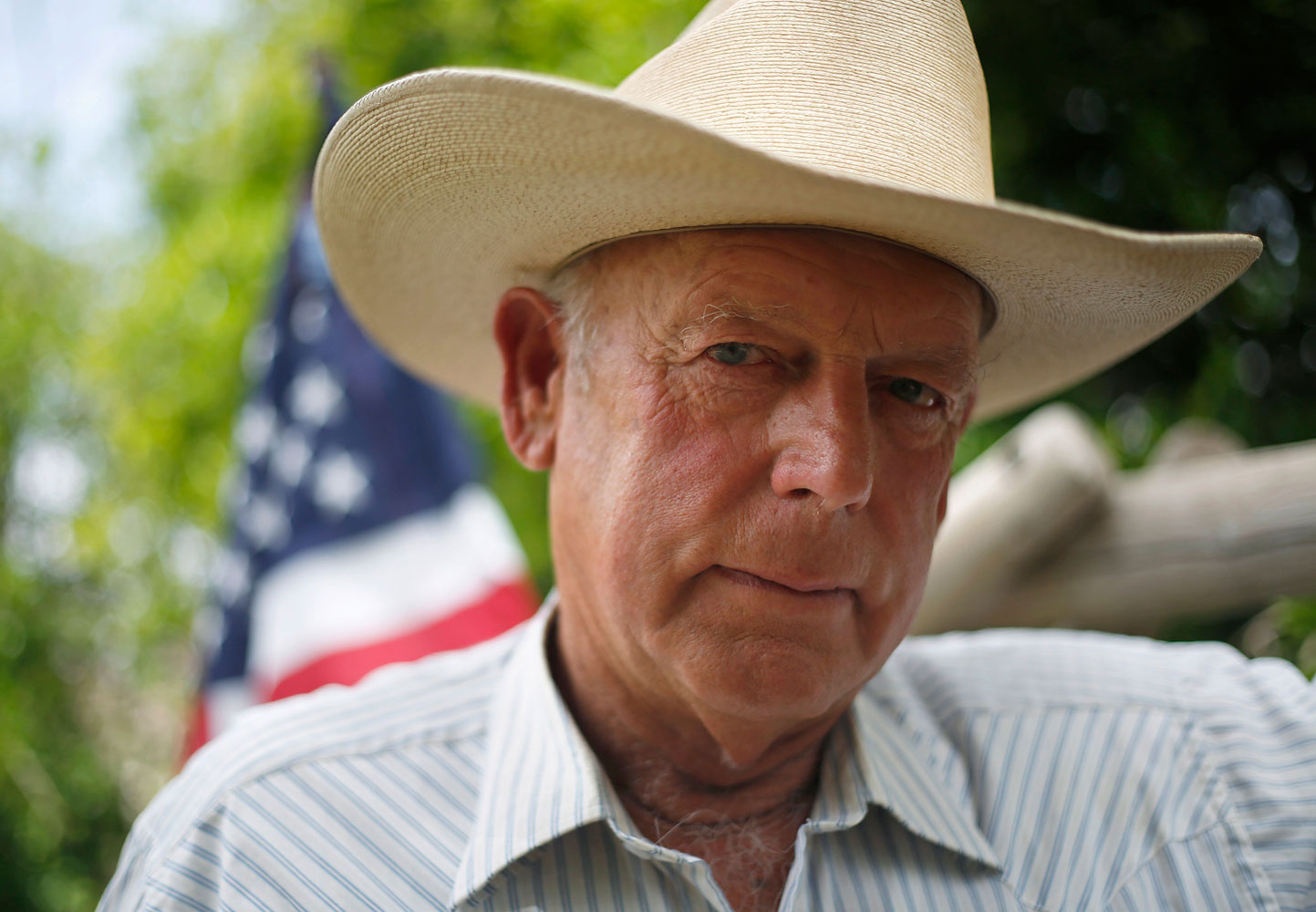 Rancher Cliven Bundy poses at his home in Bunkerville, Nevada, April 11, 2014. 