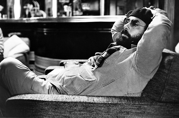 Coppola takes a minute to relax in a chair used in a boathouse scene of the Godfather sequel. Perhaps the greatest sequel ever made, The Godfather II, like its predecessor, won the Academy Award for Best Picture.