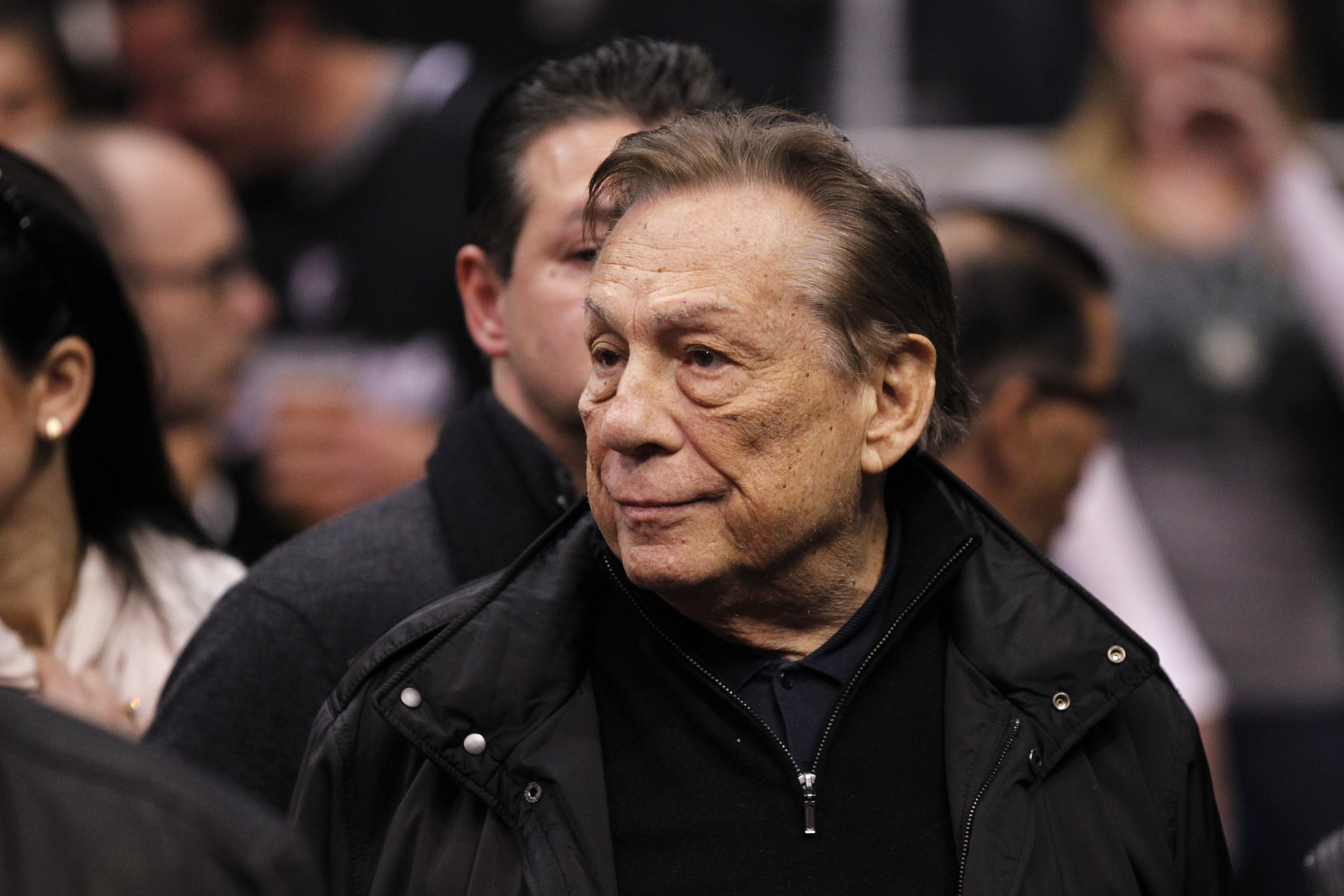 Los Angeles Clippers owner Donald Sterling at the NBA basketball game between the Boston Celtics and Los Angeles Clippers in Los Angeles on Dec. 27, 2012. (Landov)