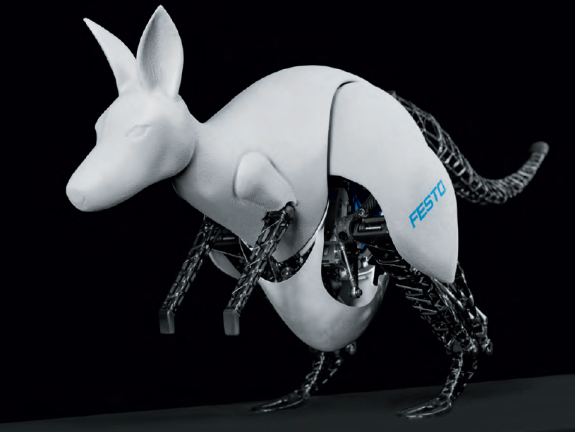 The BionicKangaroo, revealed by Festo Thursday, can jump for long periods of time without tiring (Festo)