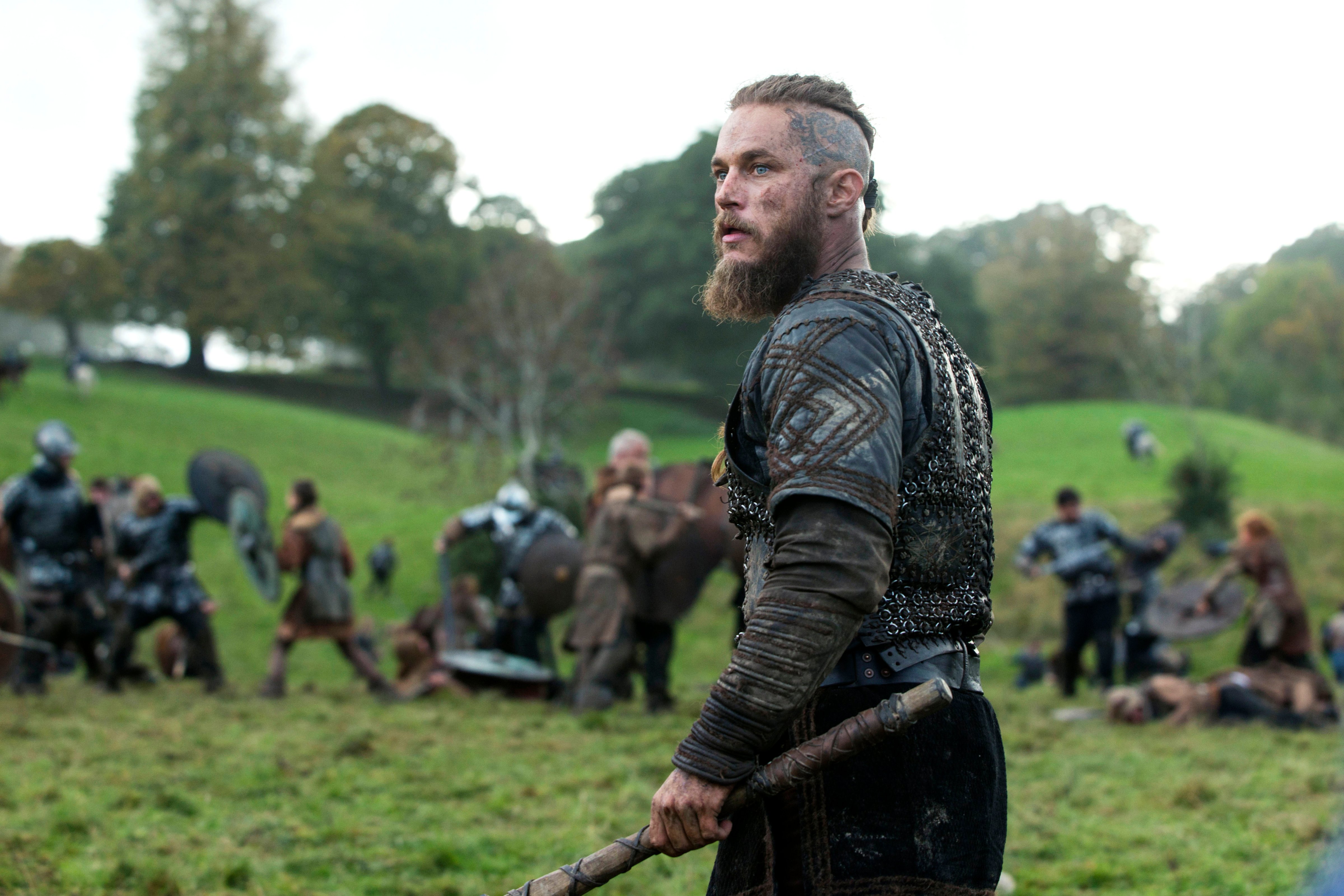 Travis Fimmel as Ragnar Lothbrok on 'Vikings.' (Jonathan Hession/HISTORY)
