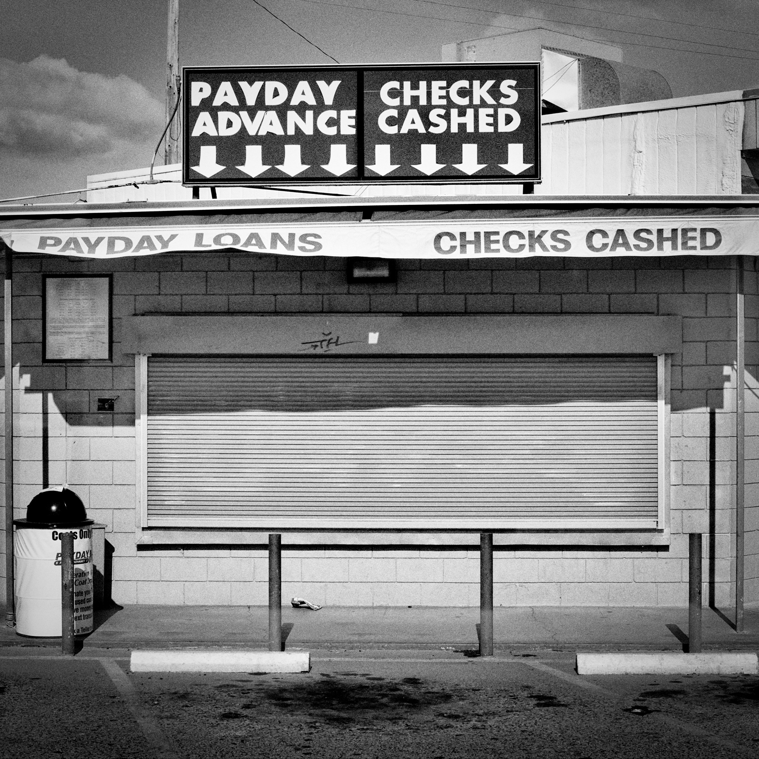 Payday lender. Fresno, CA. 36°44’45”N 119°46’19”W #geographyofpoverty
                              
                              Fresno is a city in Fresno County, California, United States. The population was 494,665 at the 2010 census. Residents have a per capita income of $19,752 and 24.8% live below the poverty level.  In 2006, Fresno was found to have the highest rates of concentrated poverty in the nation.  Fresno County is the richest agricultural county in the United States, producing over $6 billion in crops annually.