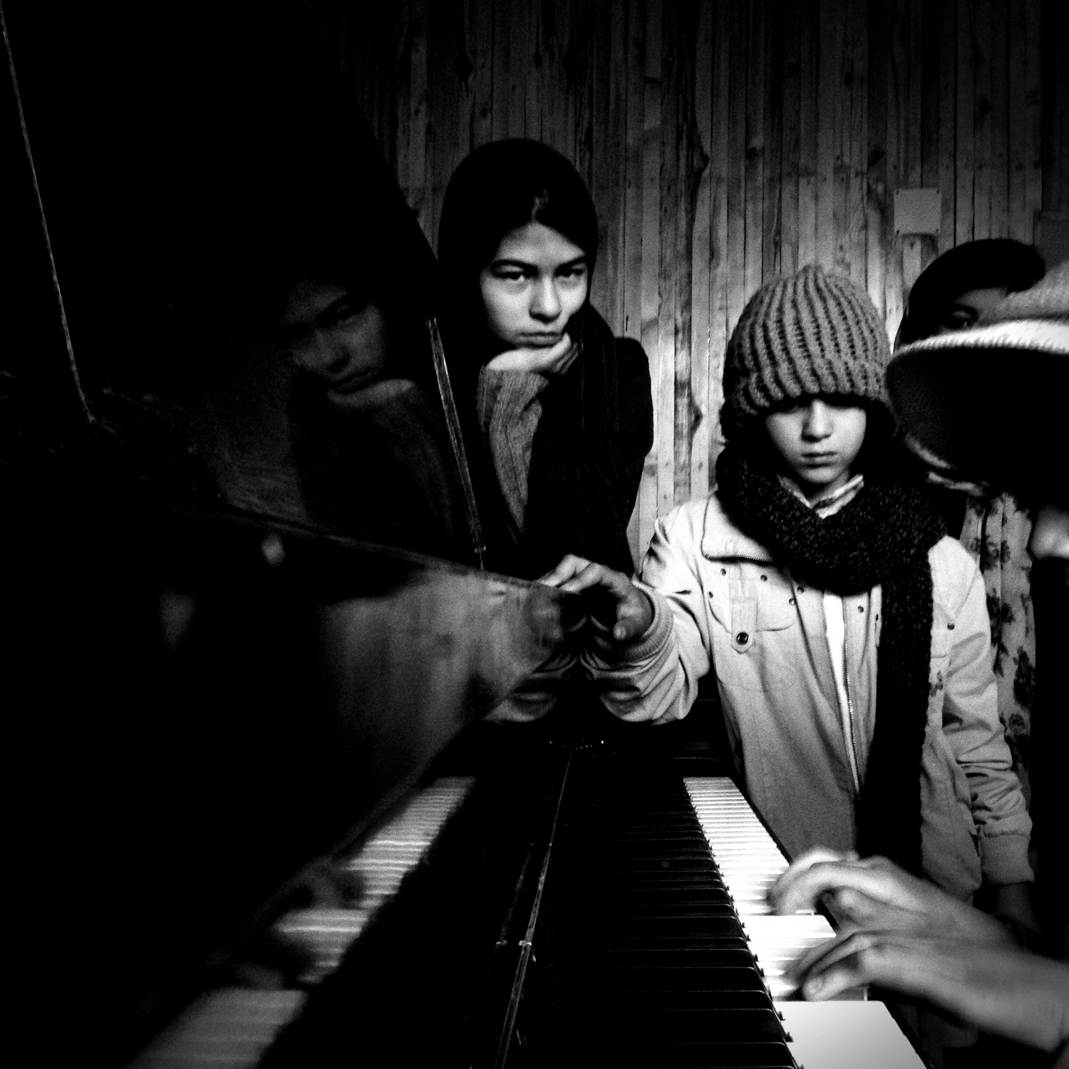 #Girls on #piano in #Afghanistan. Not dissimilar to throwing a shoe at a #president in the #US. 12.22.2013